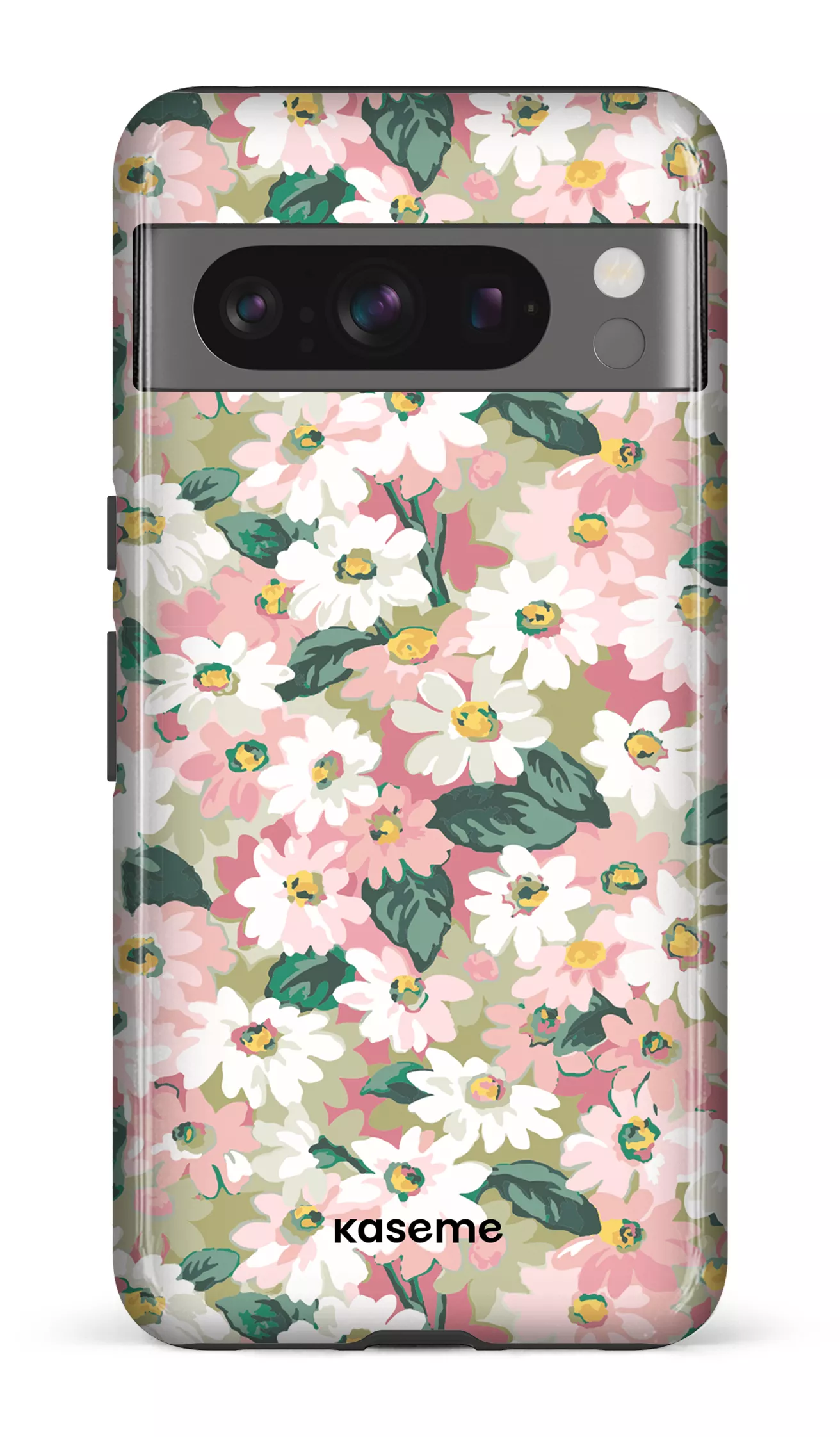 Google Pixel 8 Pro Tough Gloss Mosaic of blooms green -