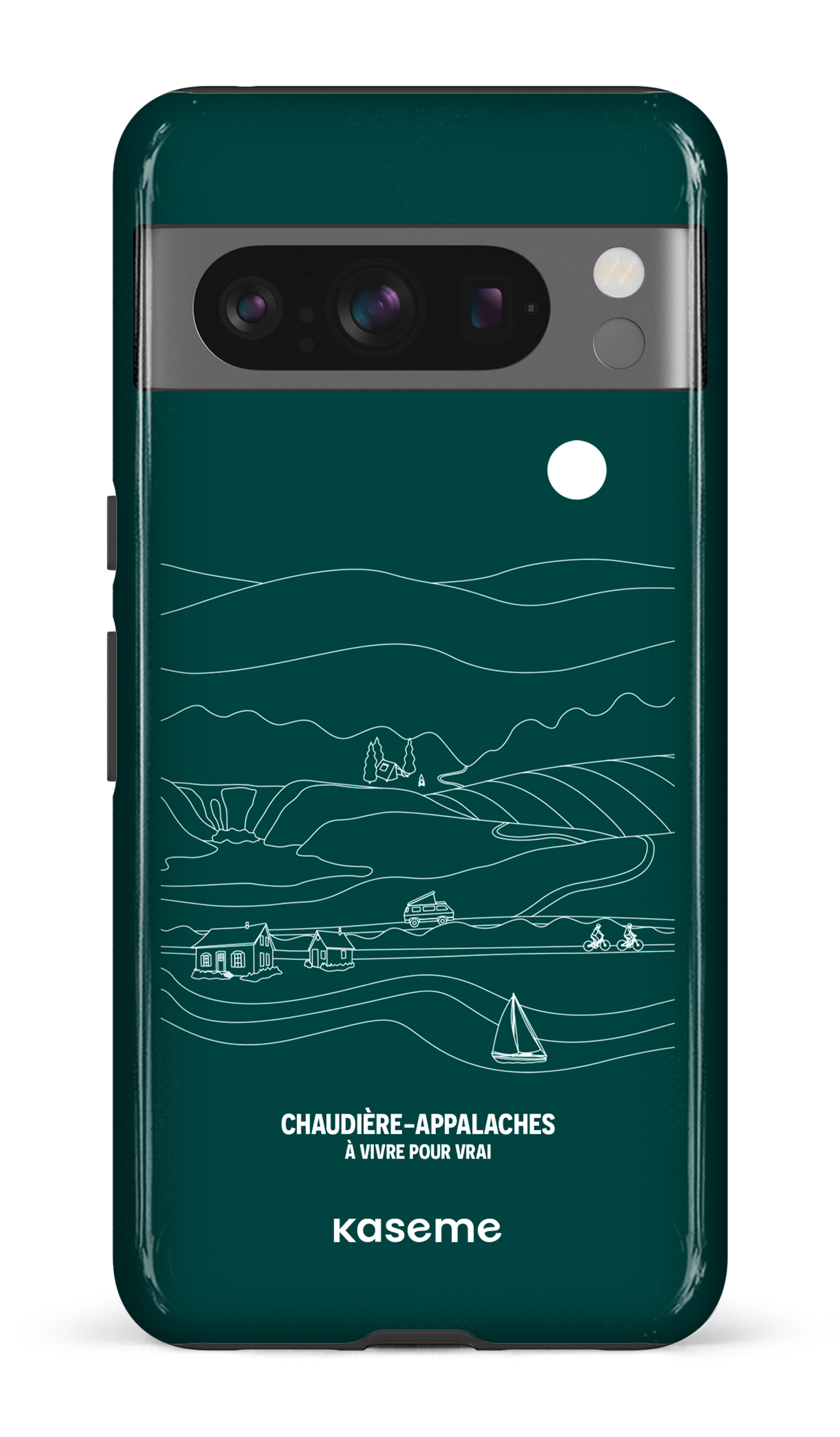 Google Pixel 8 Pro Tough Gloss Paysage Line Art par TCA -