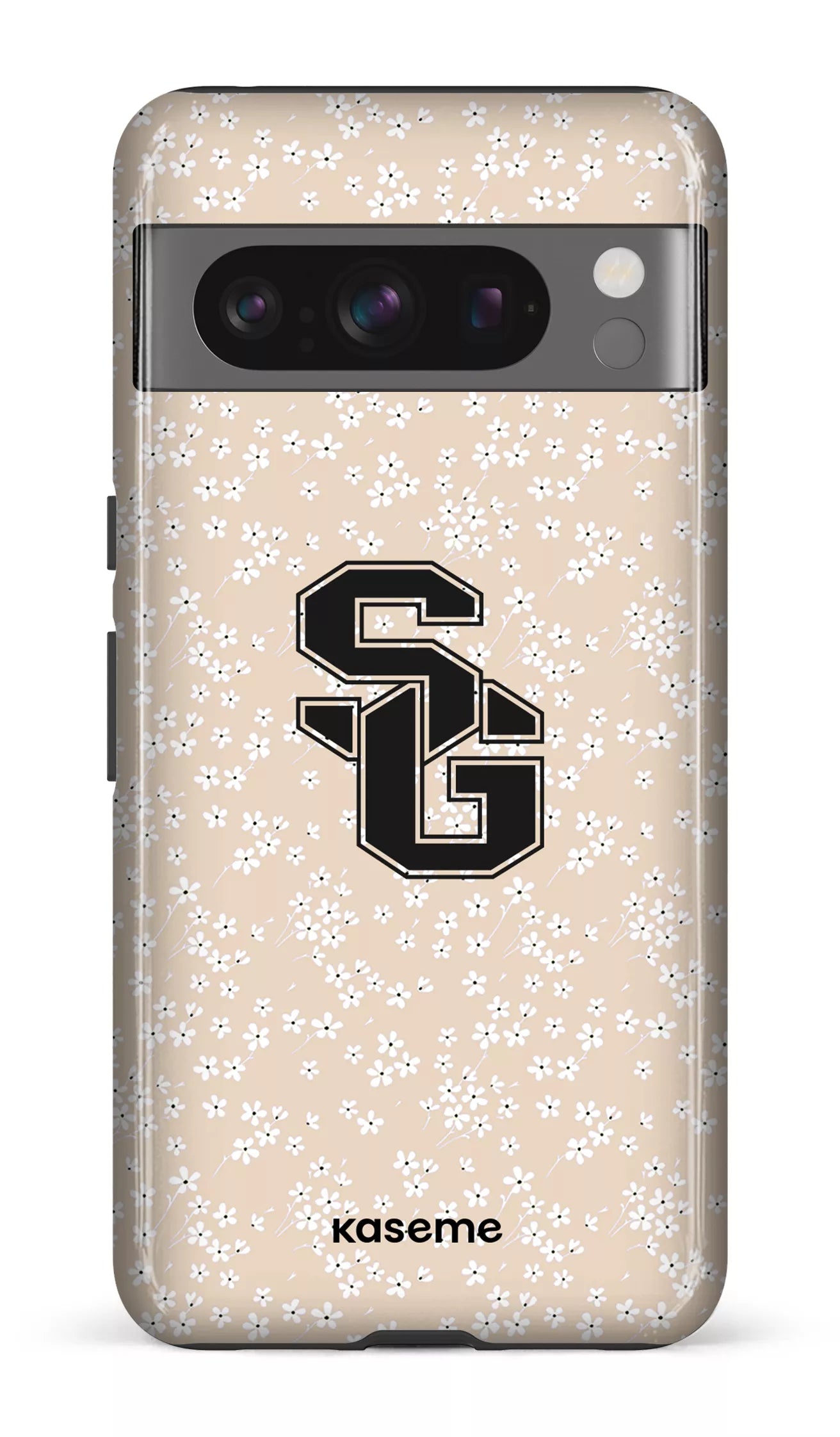 Google Pixel 8 Pro Tough Gloss Posy Beige x Dragons -