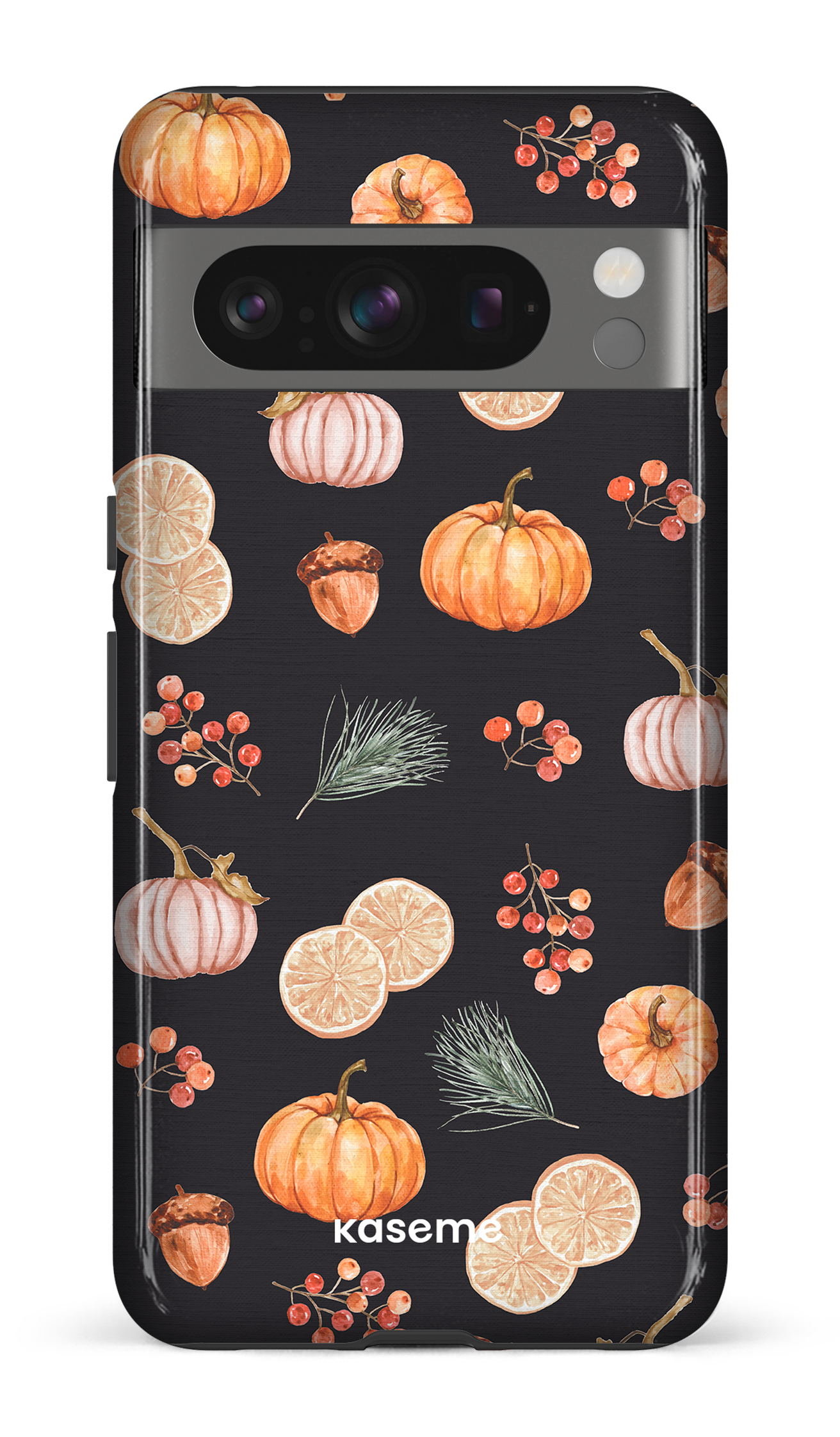 Google Pixel 8 Pro Tough Gloss Pumpkin Garden Black -