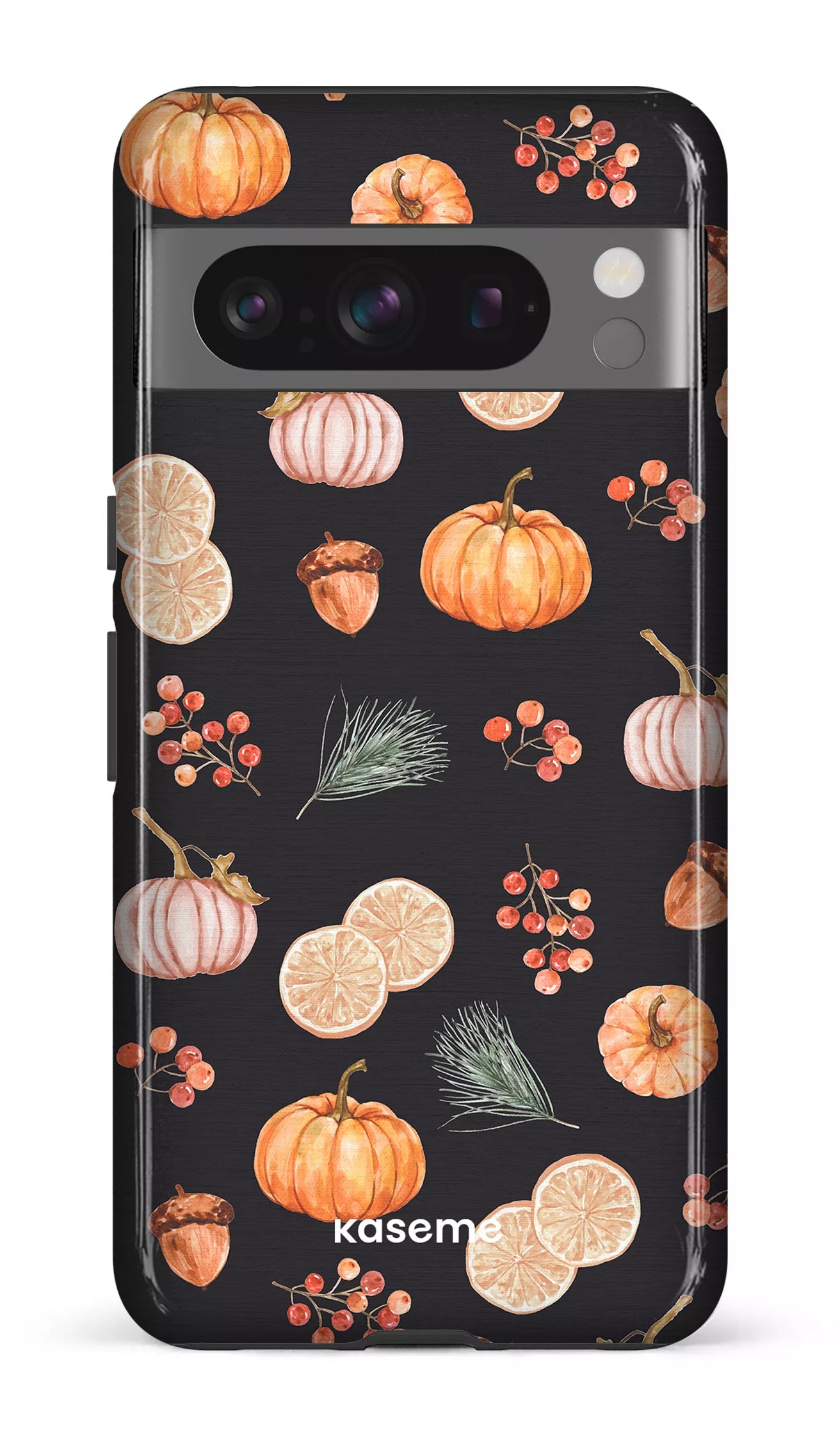 Google Pixel 8 Pro Tough Gloss Pumpkin Garden Black -