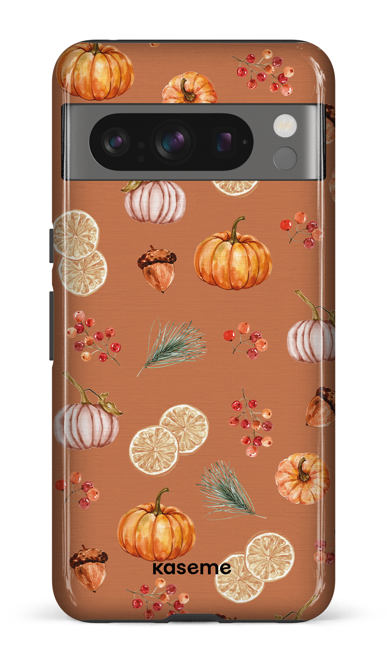 Google Pixel 8 Pro Tough Gloss Pumpkin Garden Orange -