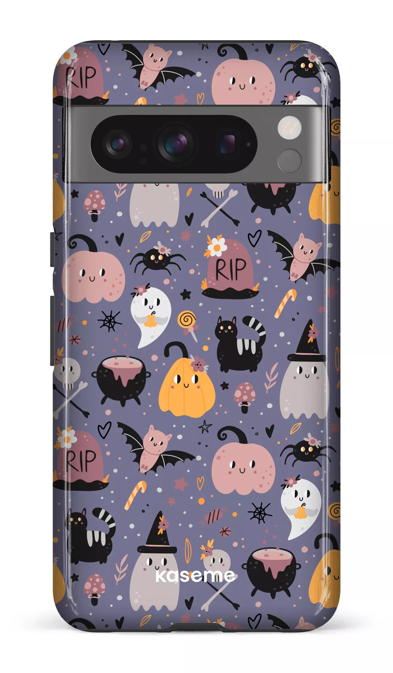 Google Pixel 8 Pro Tough Gloss Trick or Threat Purple -