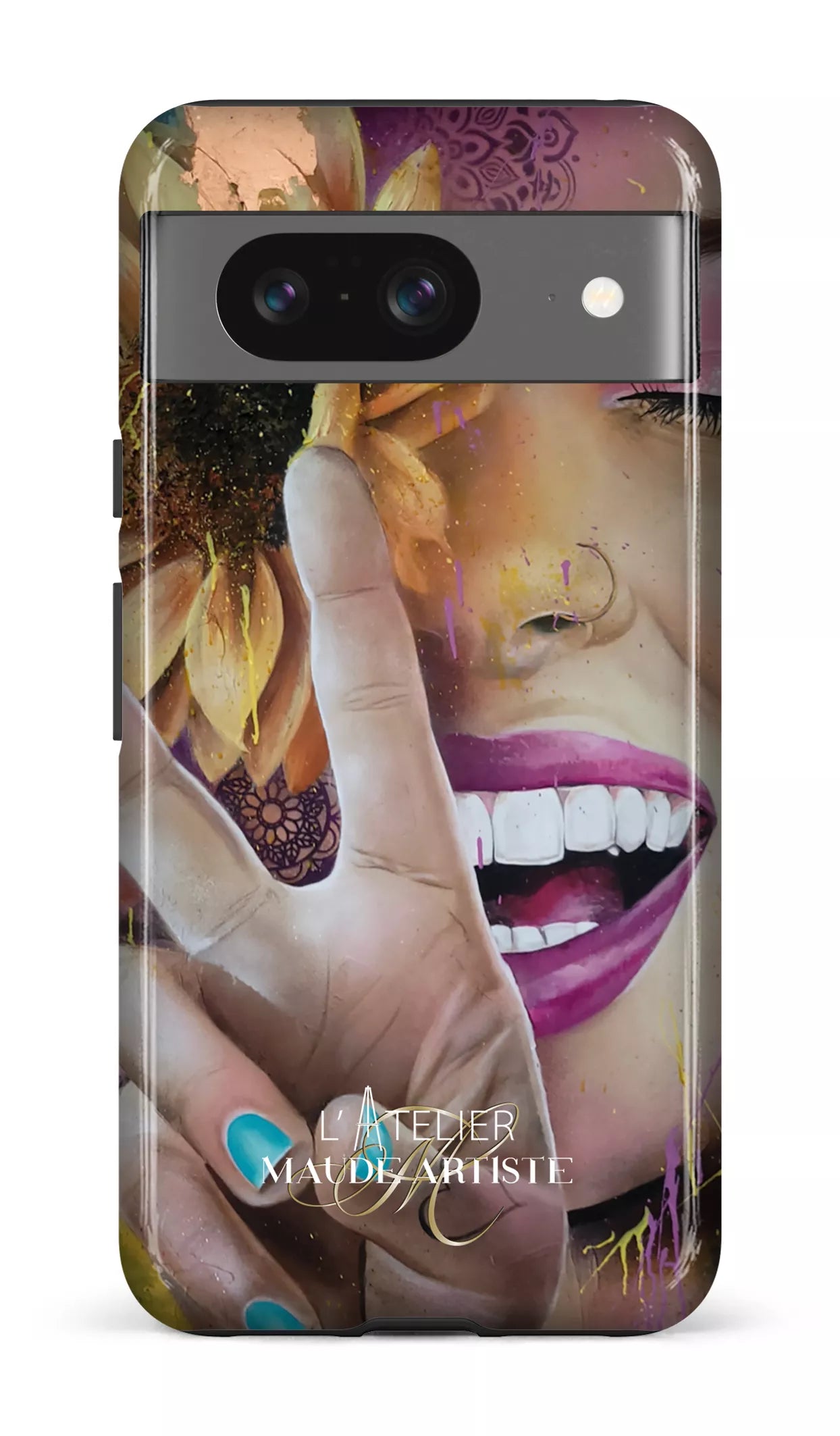 Google Pixel 8 Tough Gloss Around Peace by Maude -