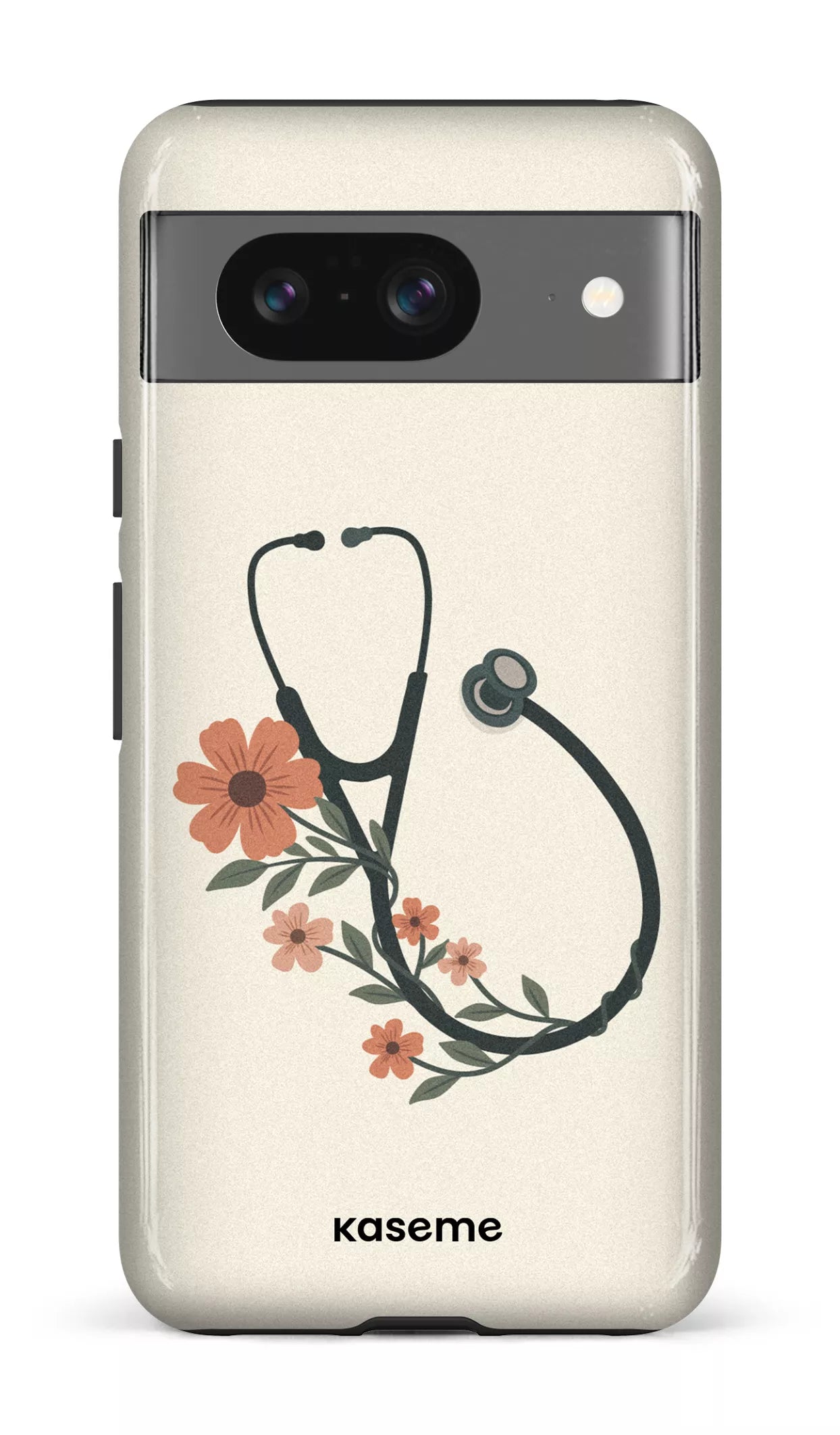 Google Pixel 8 Tough Gloss Blossom Beat Beige -