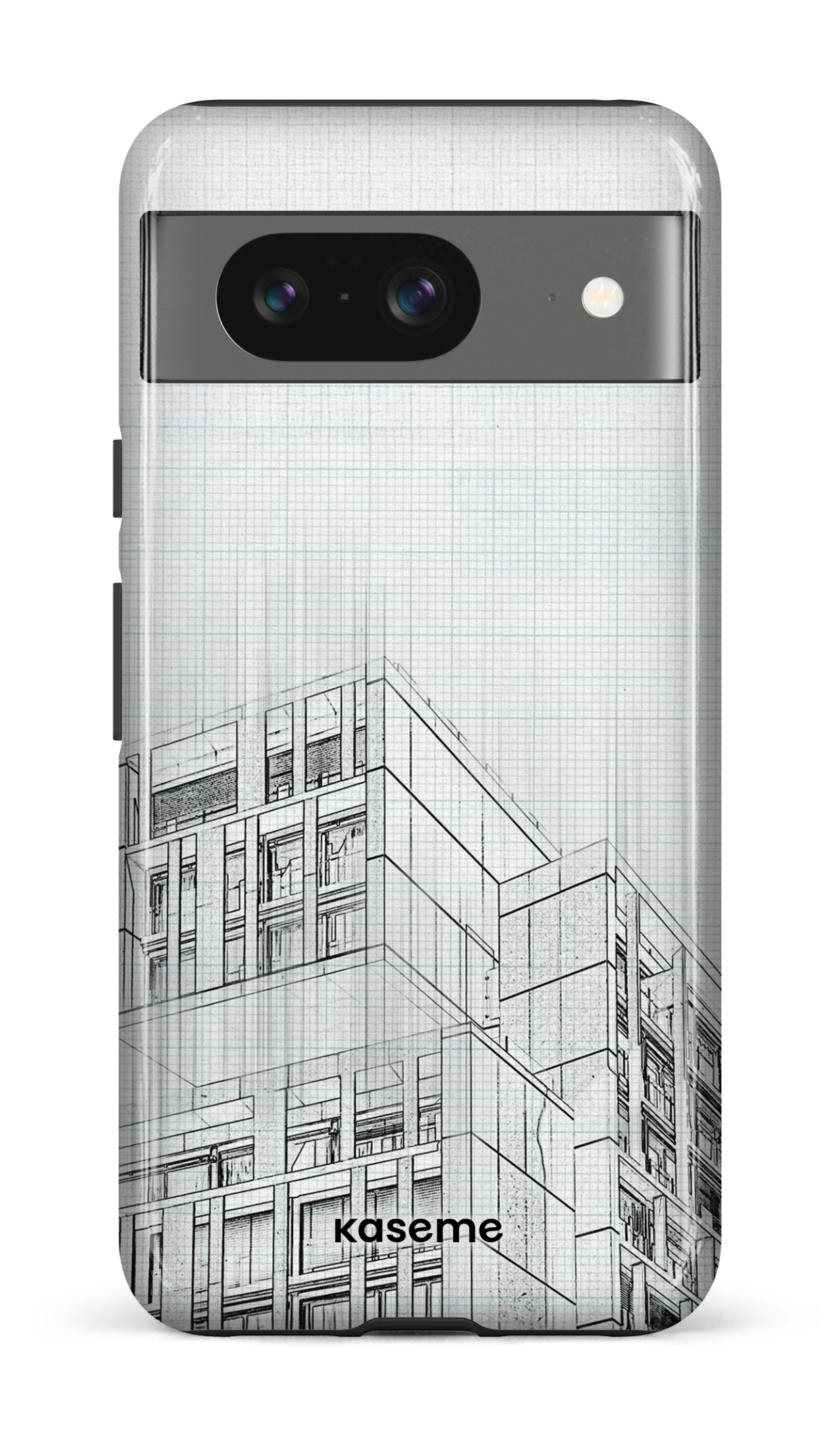 Google Pixel 8 Tough Gloss Blueprint -