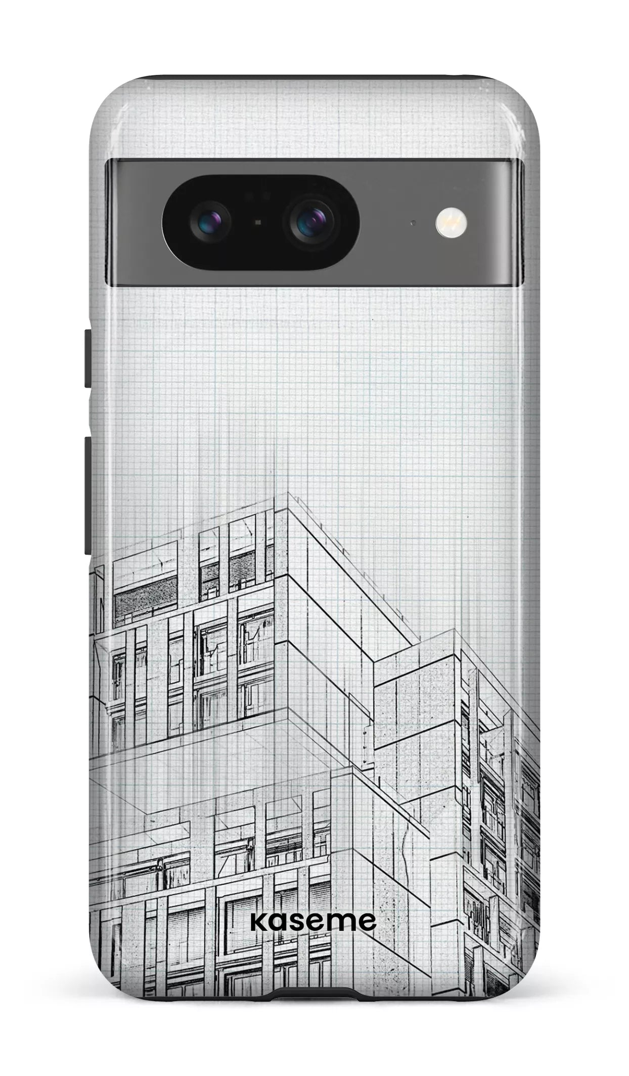 Google Pixel 8 Tough Gloss Blueprint -