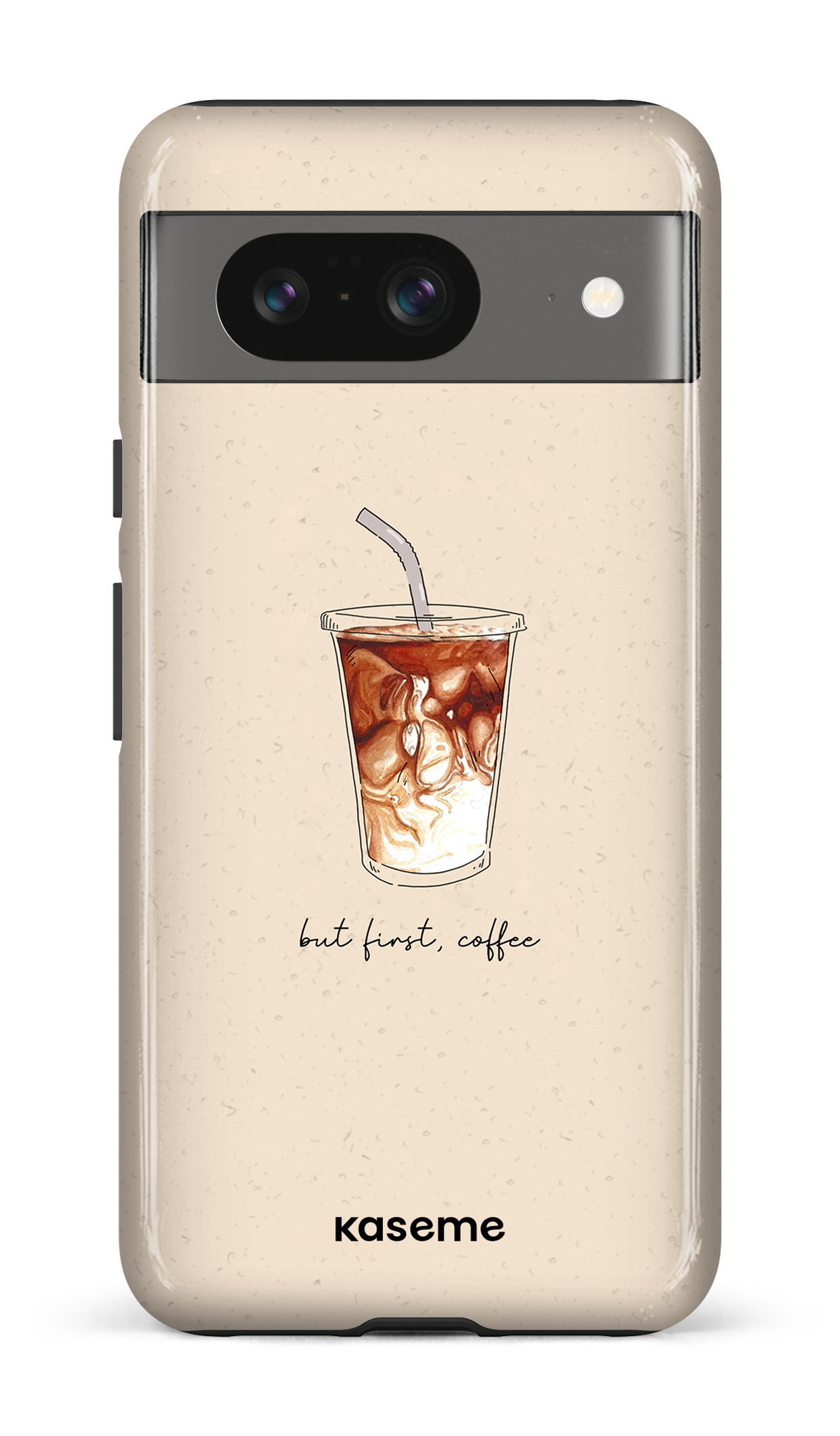 Google Pixel 8 Tough Gloss But first, coffee -