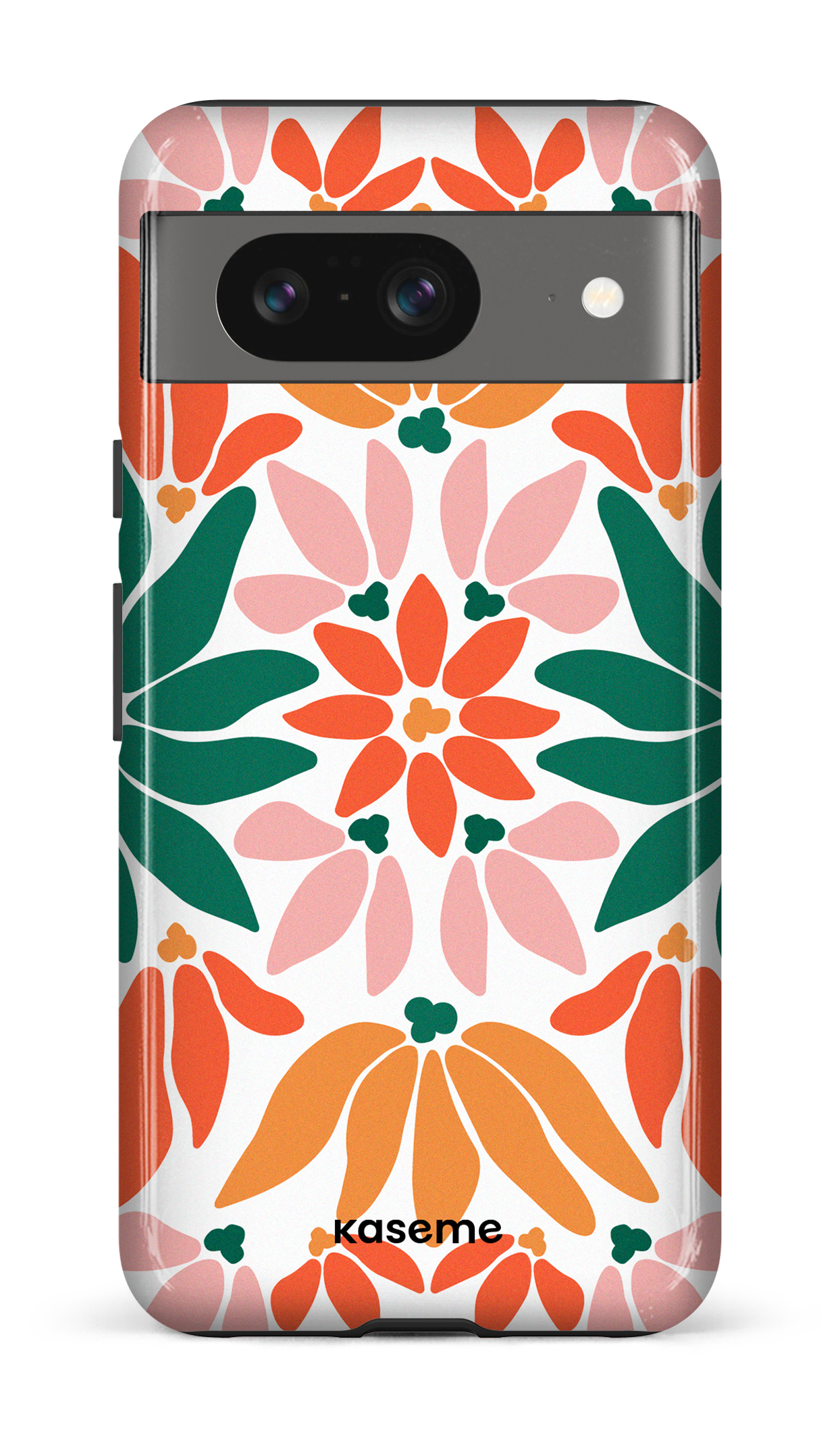 Google Pixel 8 Tough Gloss Christmas Bouquet white -