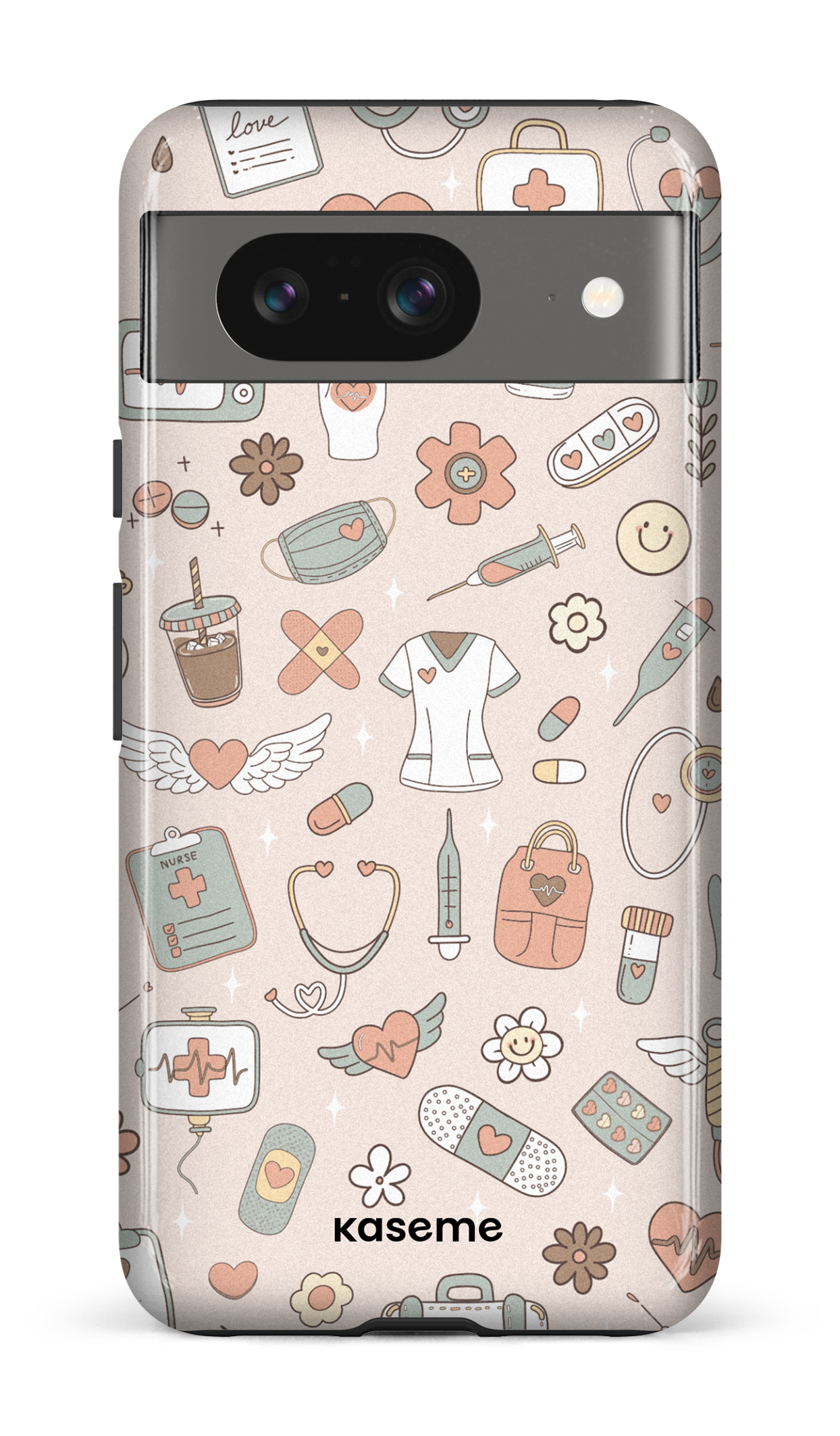 Google Pixel 8 Tough Gloss Code Beige -