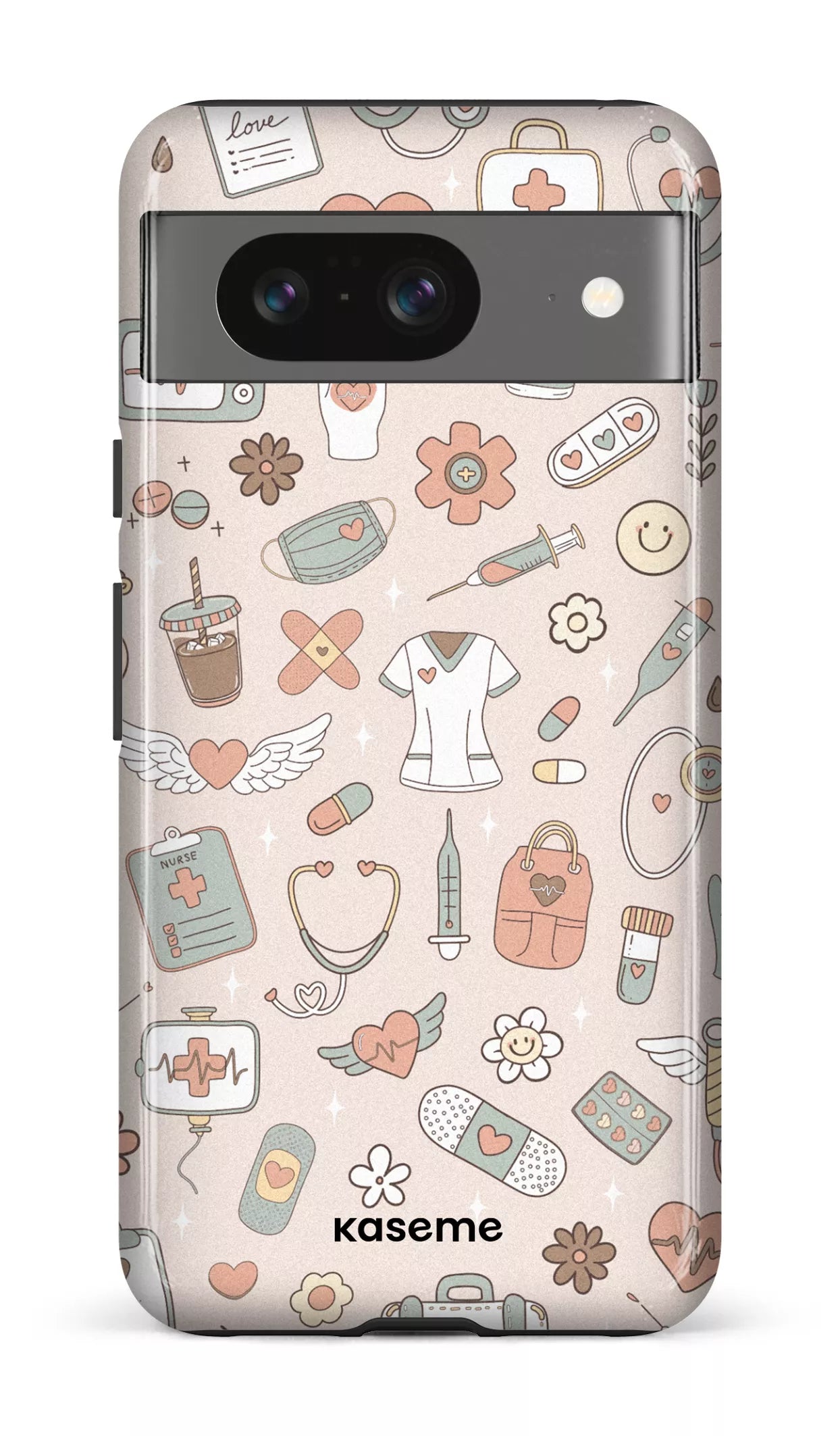 Google Pixel 8 Tough Gloss Code Beige -
