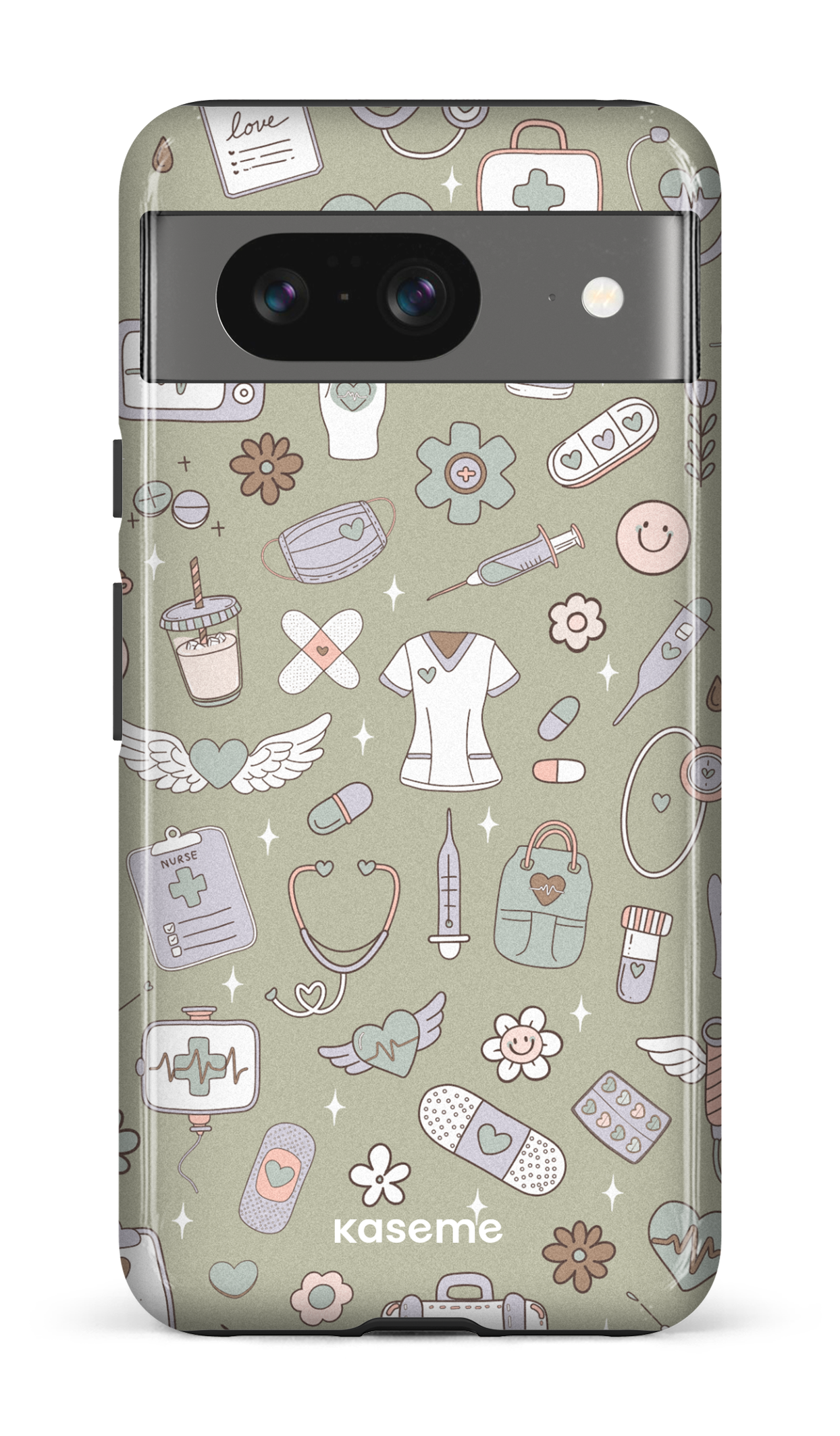 Google Pixel 8 Tough Gloss Code Green -