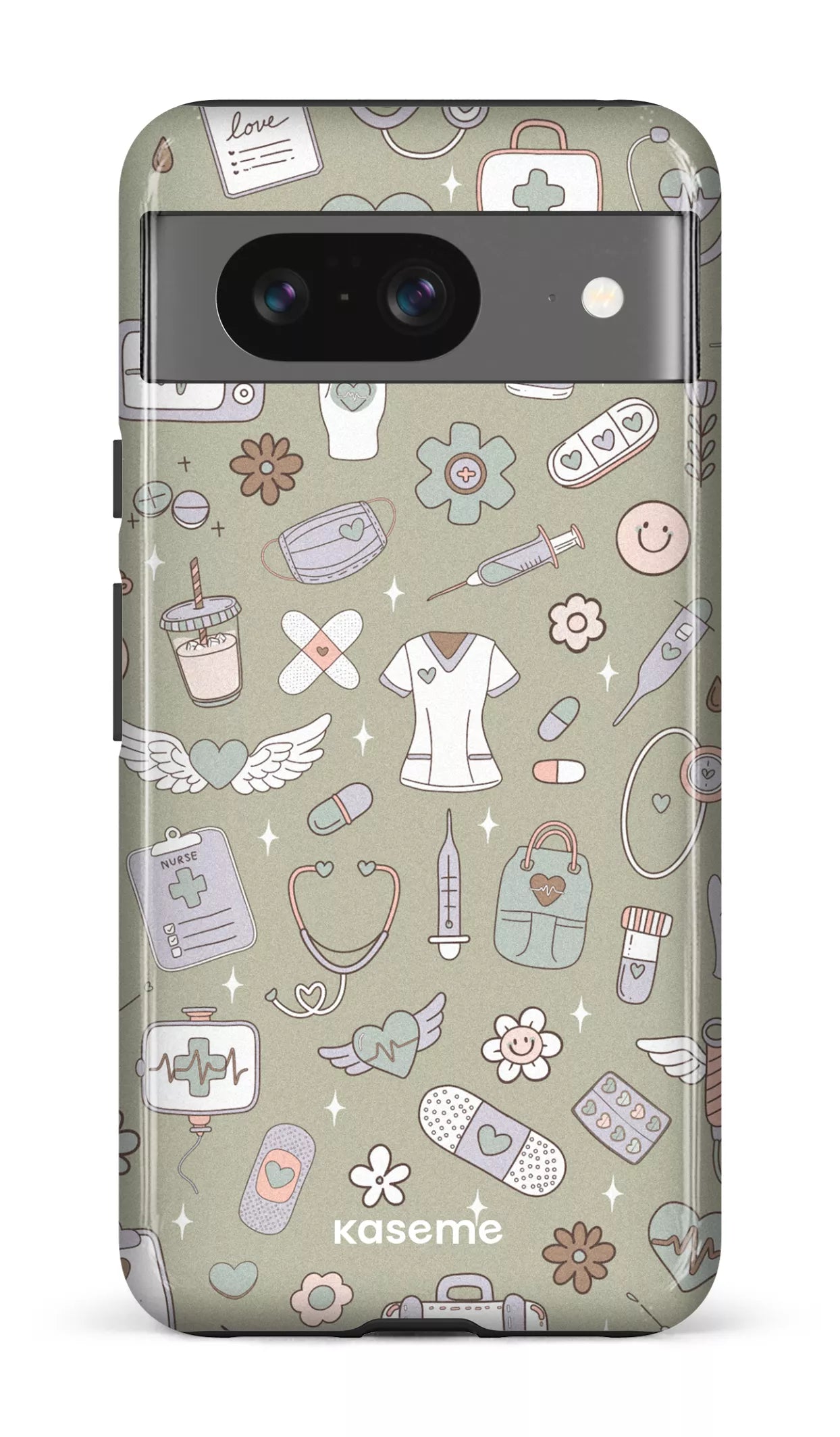 Google Pixel 8 Tough Gloss Code Green -