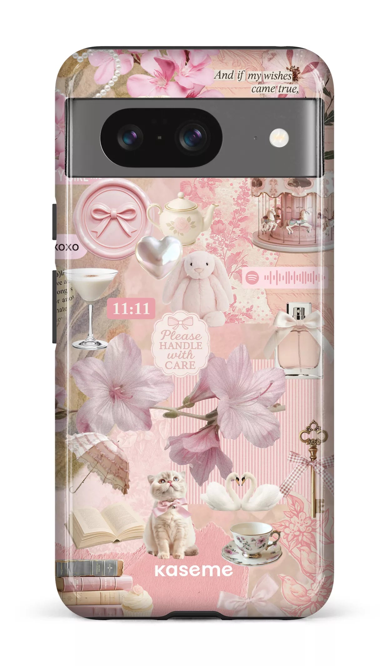 Google Pixel 8 Tough Gloss Coquette Diary -