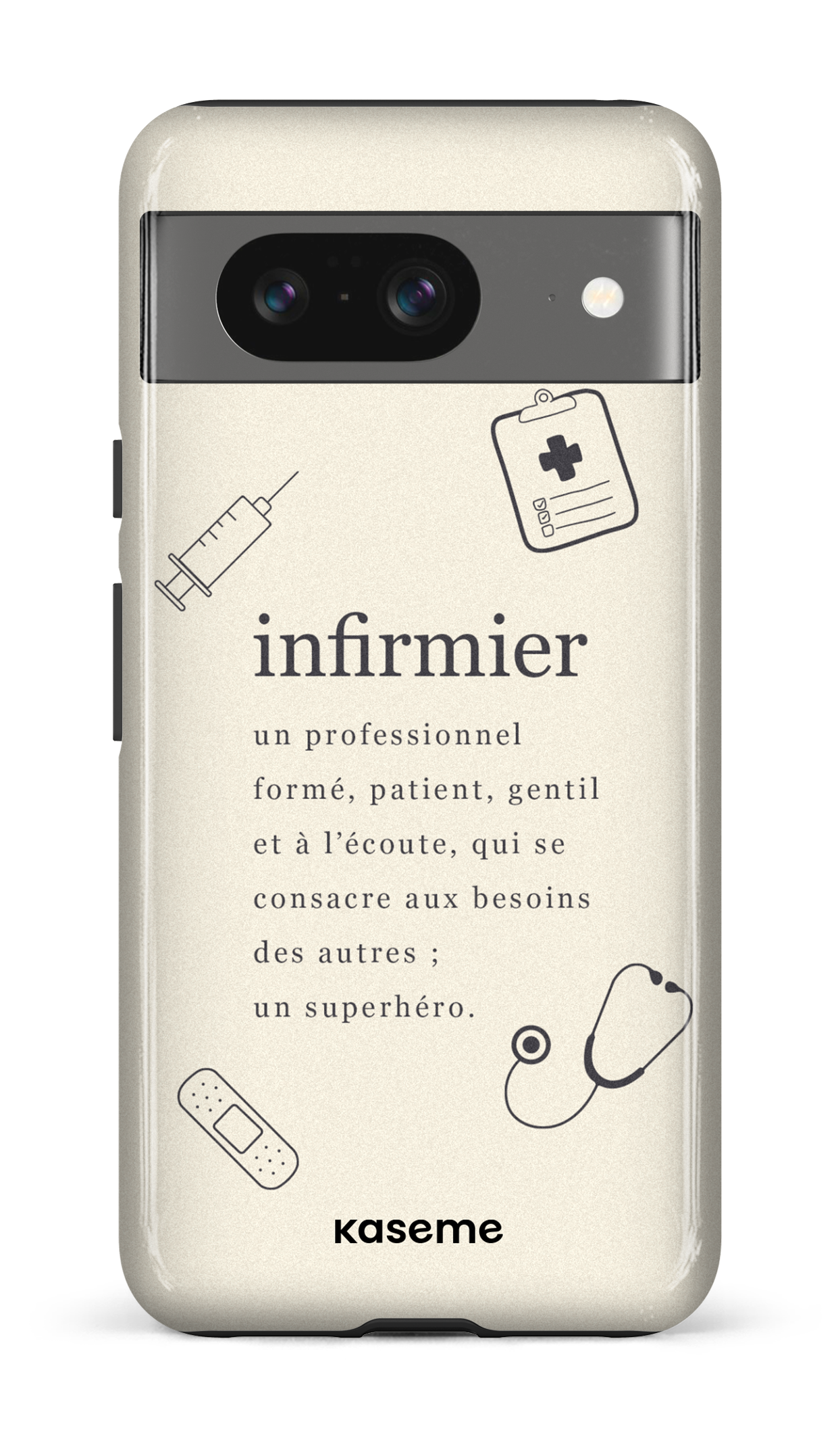 Google Pixel 8 Tough Gloss De Tout Coeur -
