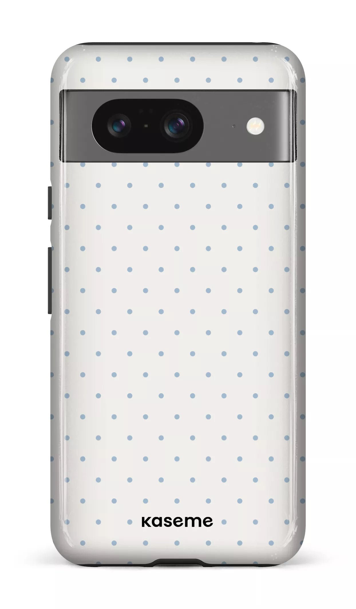 Google Pixel 8 Tough Gloss Ditsy White & Blue -