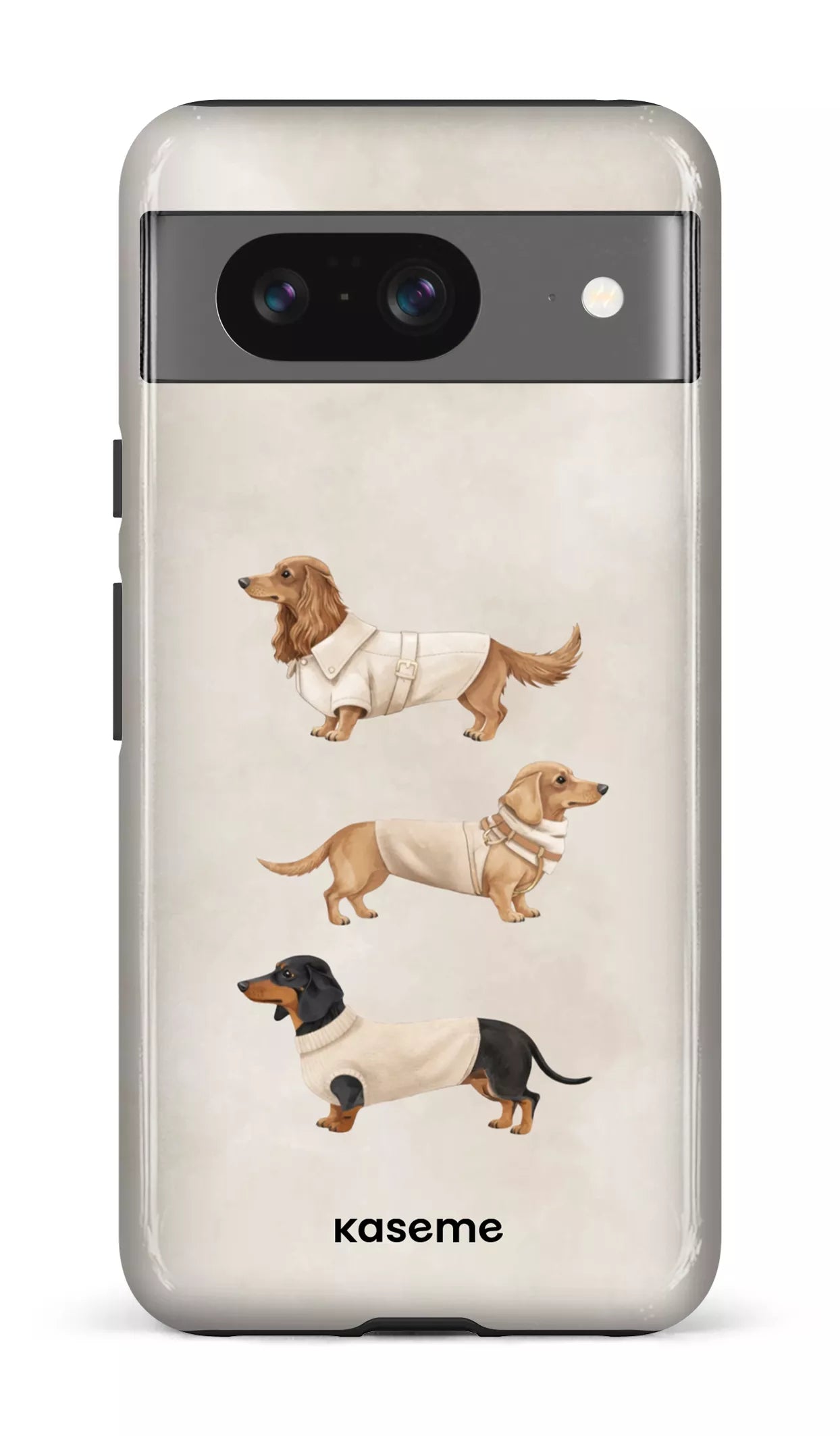 Google Pixel 8 Tough Gloss Doxies Club Beige -