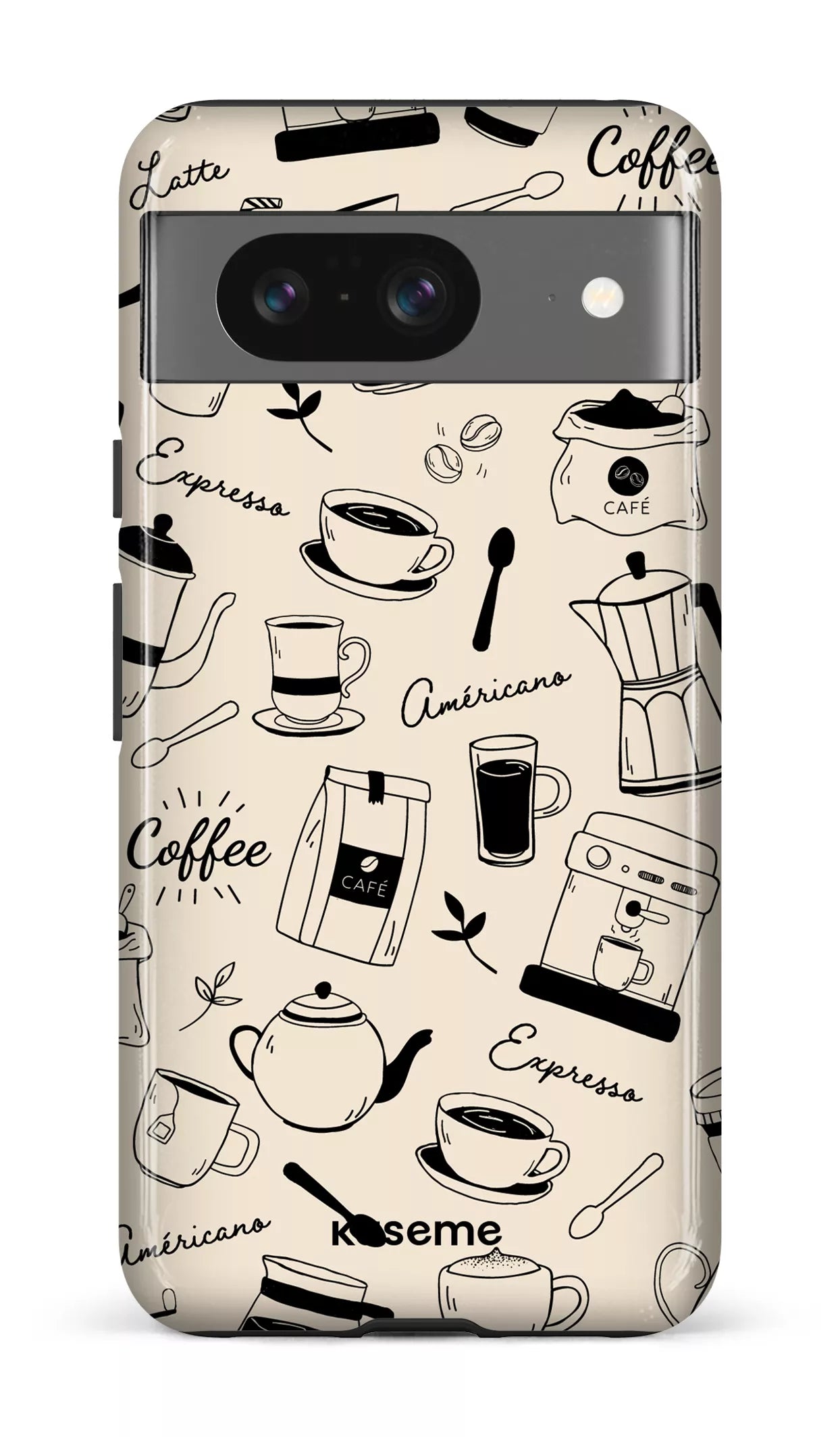 Google Pixel 8 Tough Gloss Espresso -