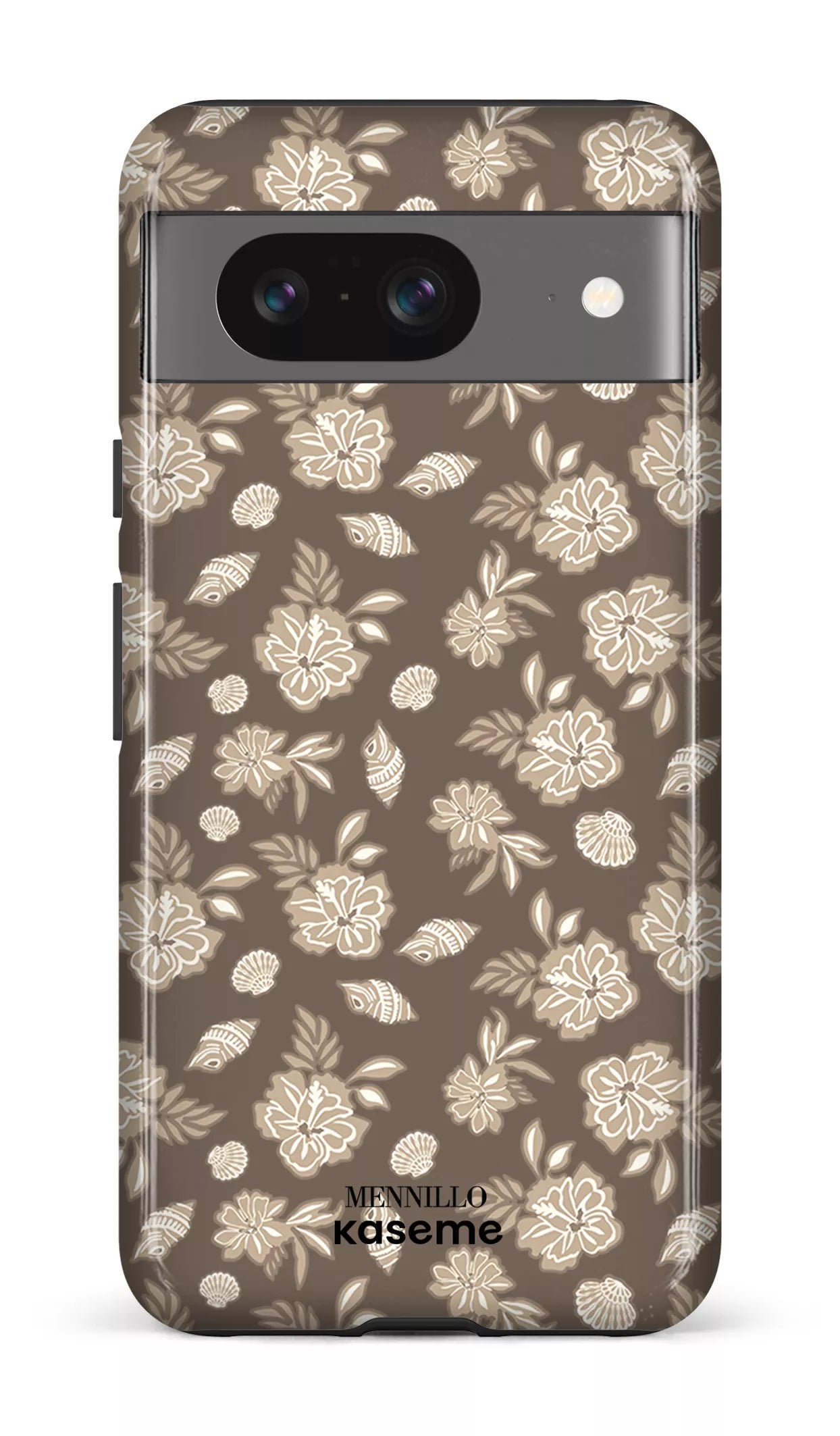 Google Pixel 8 Tough Gloss Floral Cream by Mennillo -