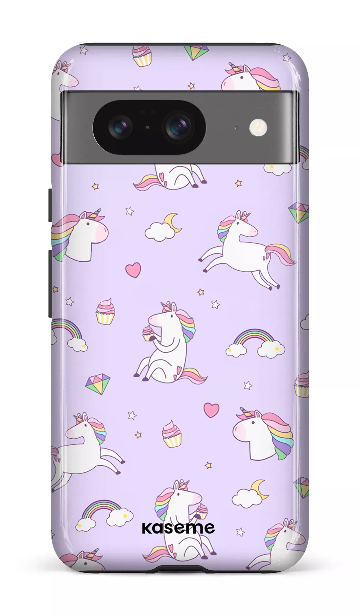 Google Pixel 8 Tough Gloss Glitter purple -