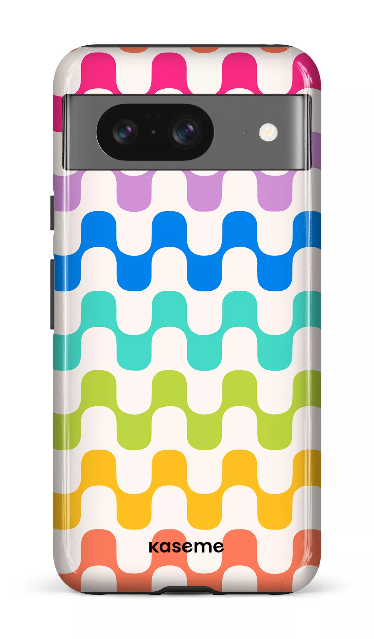 Google Pixel 8 Tough Gloss Hippy Rainbow -