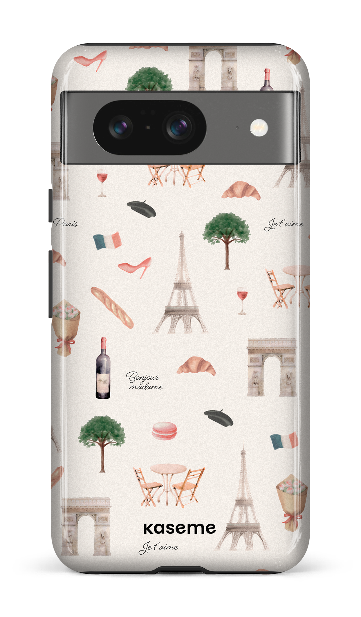 Google Pixel 8 Tough Gloss Je t'aime Paris -