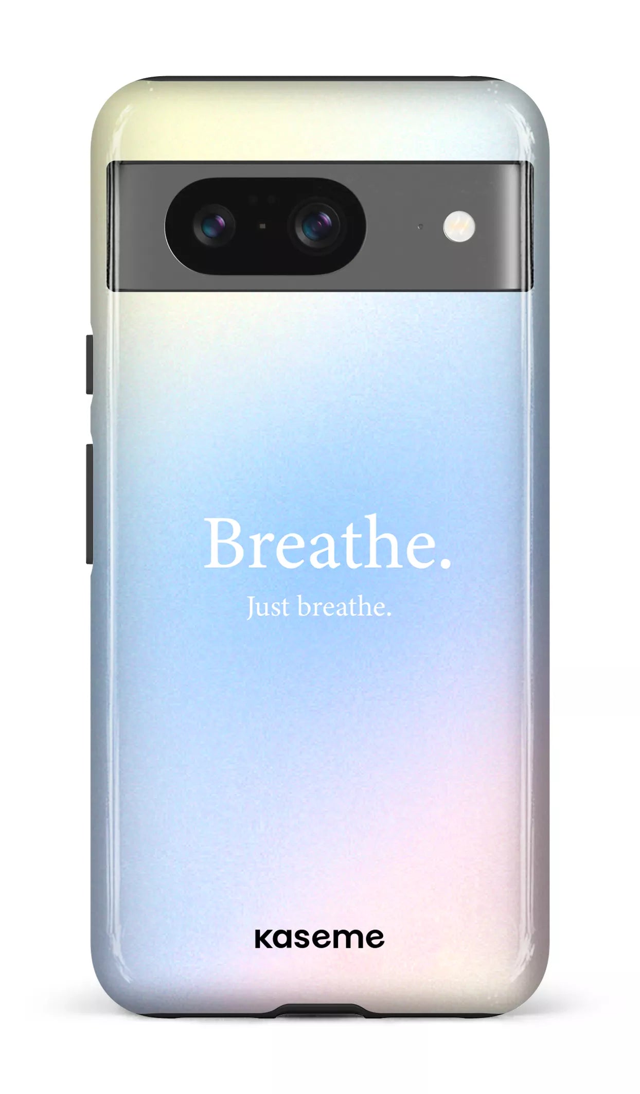 Google Pixel 8 Tough Gloss Just breathe blue -