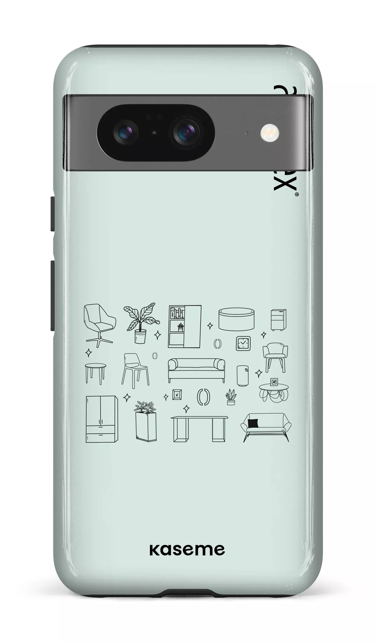 Google Pixel 8 Tough Gloss L'essentiel menthe par Artopex -
