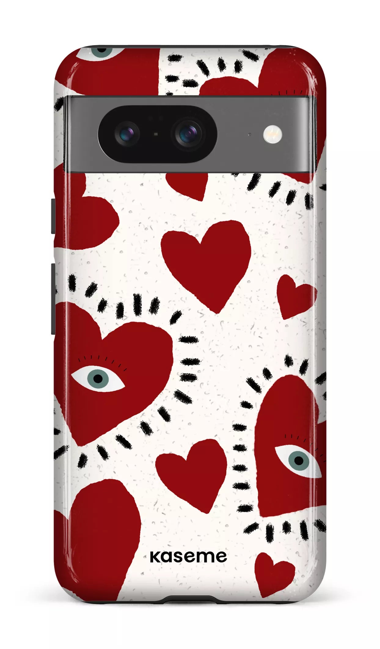 Google Pixel 8 Tough Gloss Lover red -