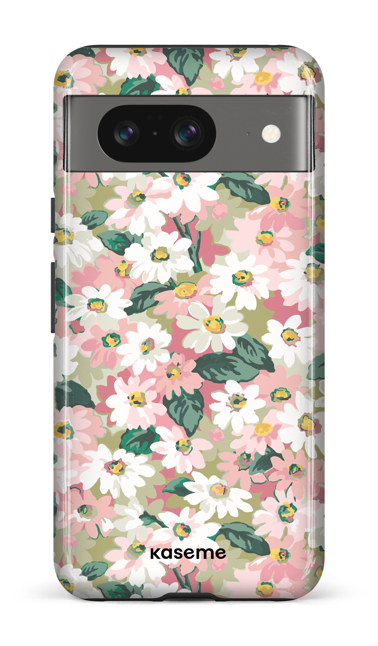 Google Pixel 8 Tough Gloss Mosaic of blooms green -