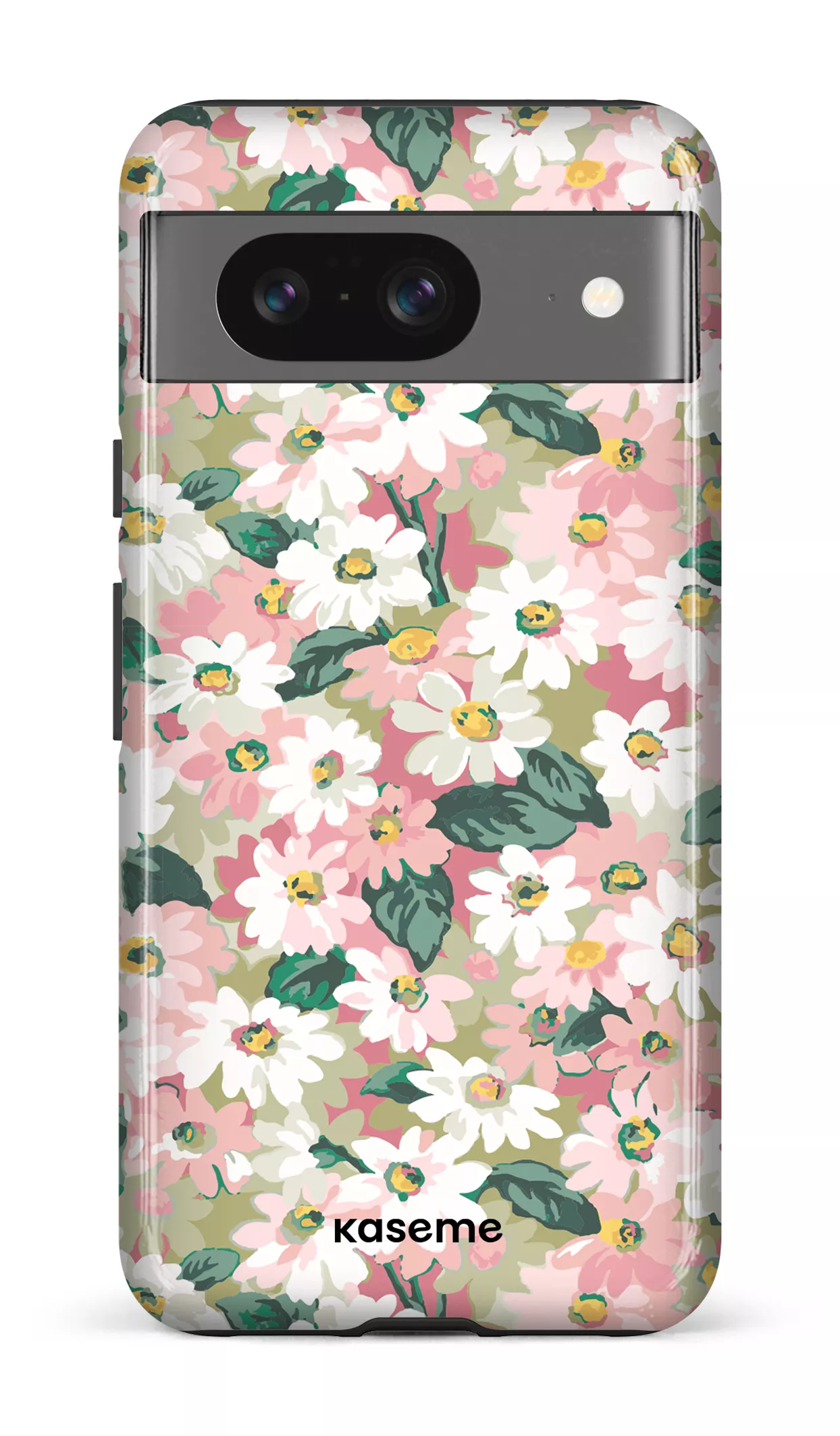 Google Pixel 8 Tough Gloss Mosaic of blooms green -