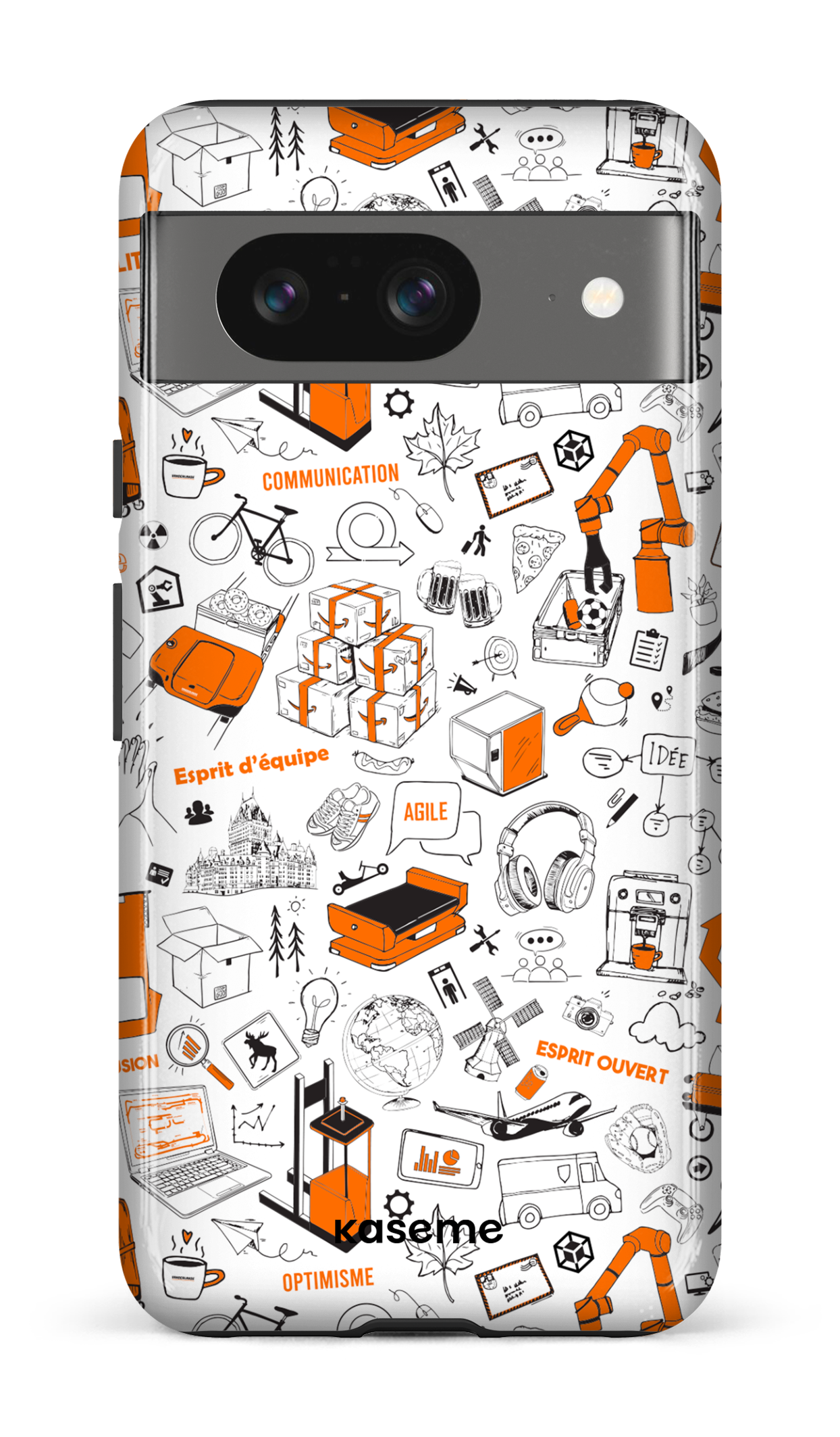 Google Pixel 8 Tough Gloss Murale Vanderlande -