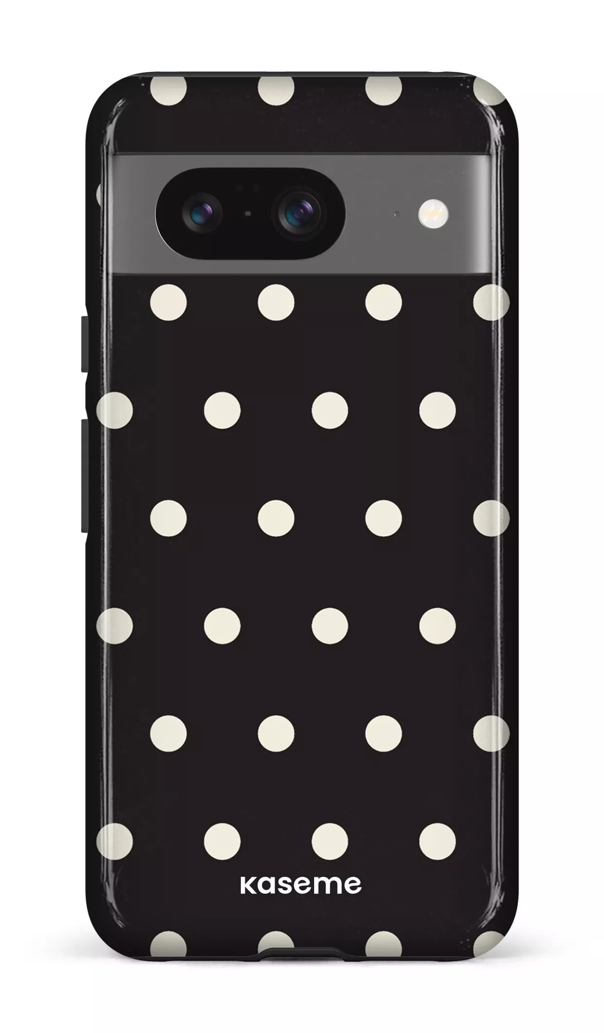 Google Pixel 8 Tough Gloss Polka Black -