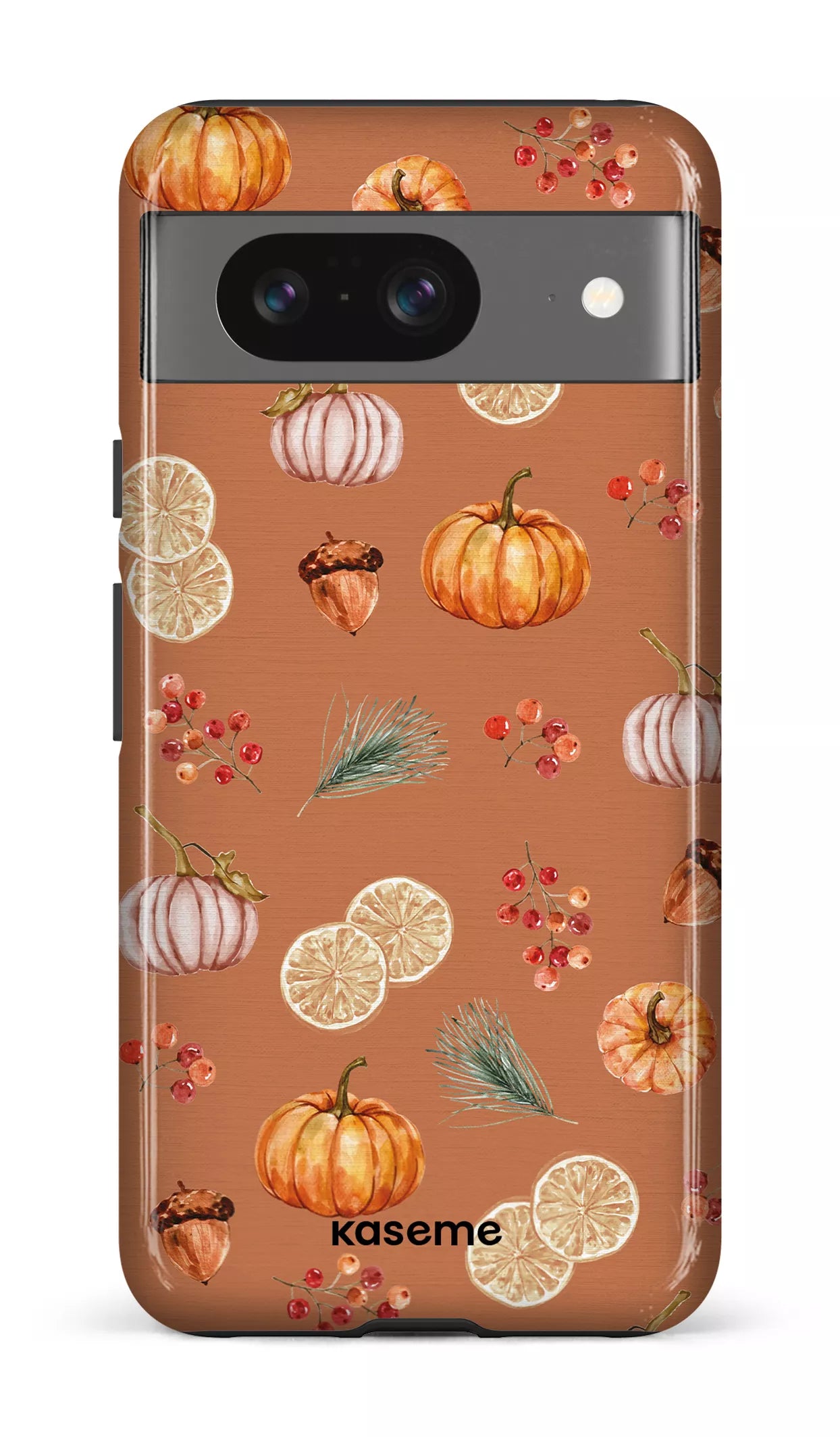 Google Pixel 8 Tough Gloss Pumpkin Garden Orange -