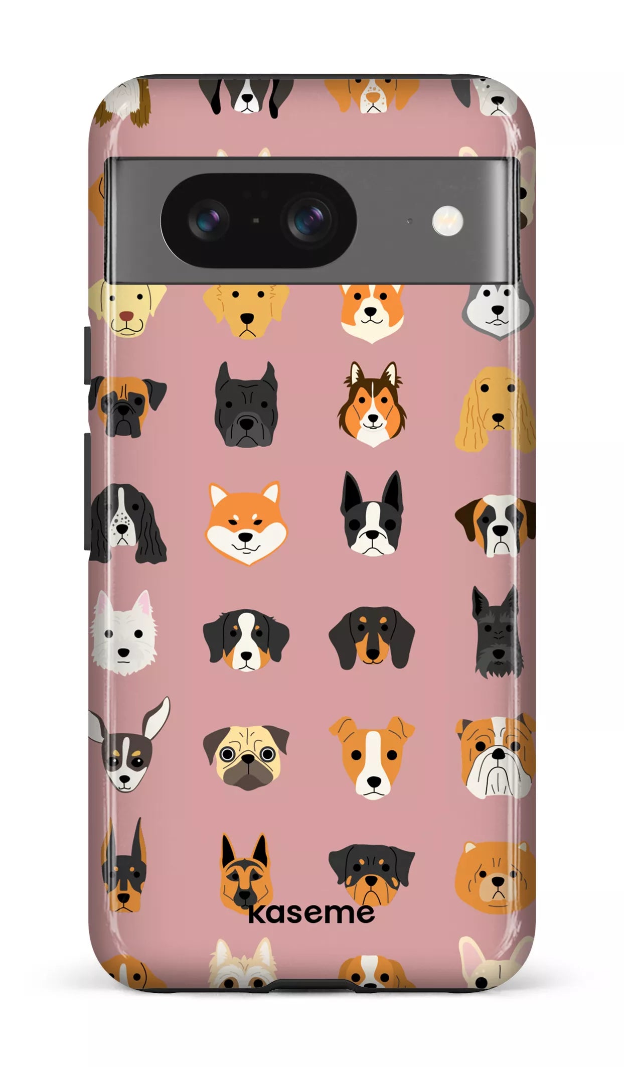 Google Pixel 8 Tough Gloss Pup pink -