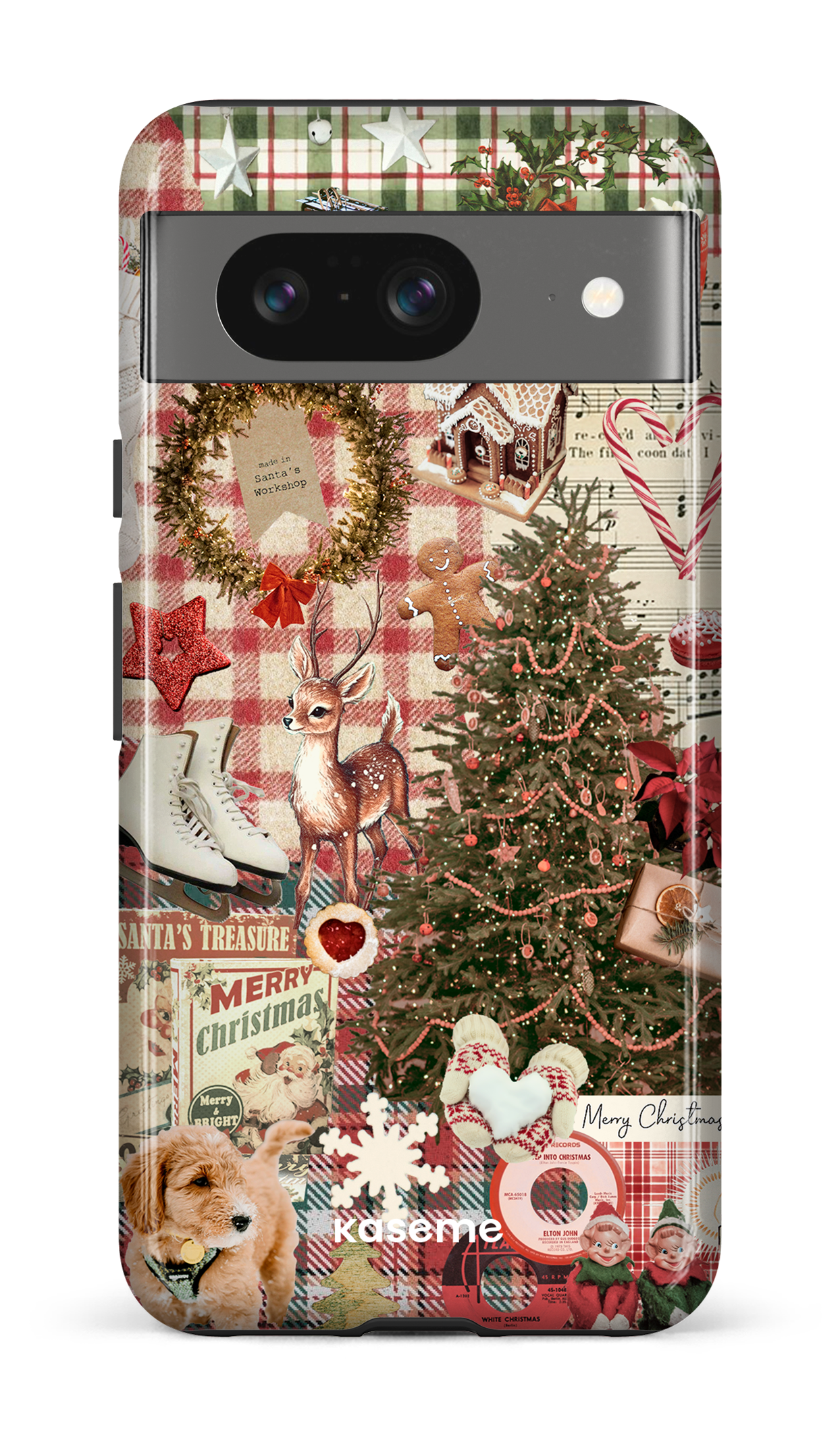 Google Pixel 8 Tough Gloss Santa's Treasure -
