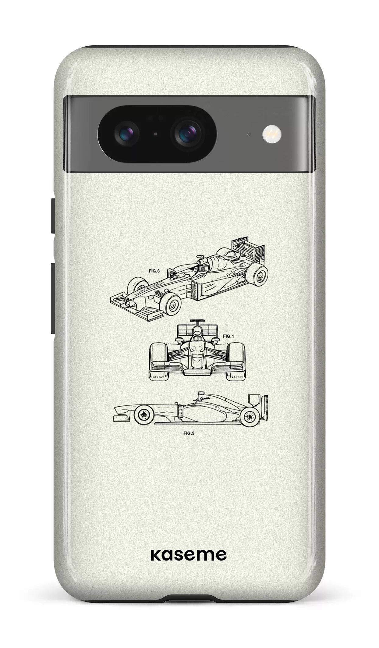 Google Pixel 8 Tough Gloss Sport Car White -