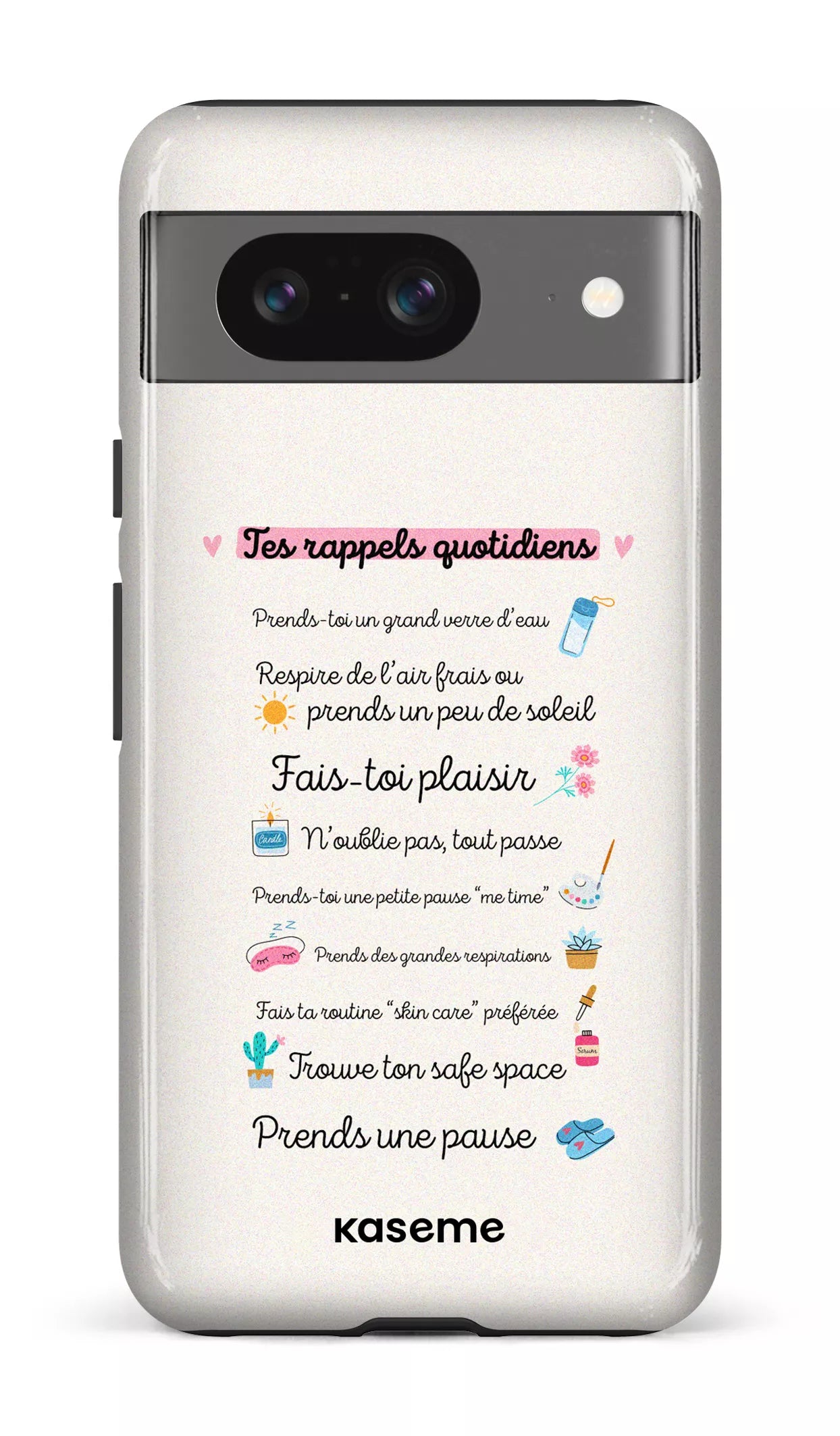 Google Pixel 8 Tough Gloss Tes rappels quotidiens -