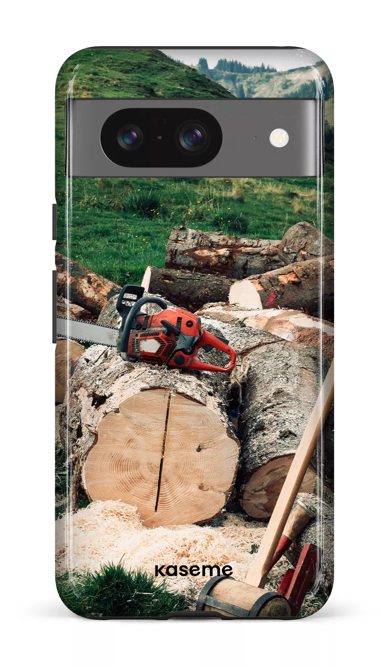 Google Pixel 8 Tough Gloss Timber Cut -