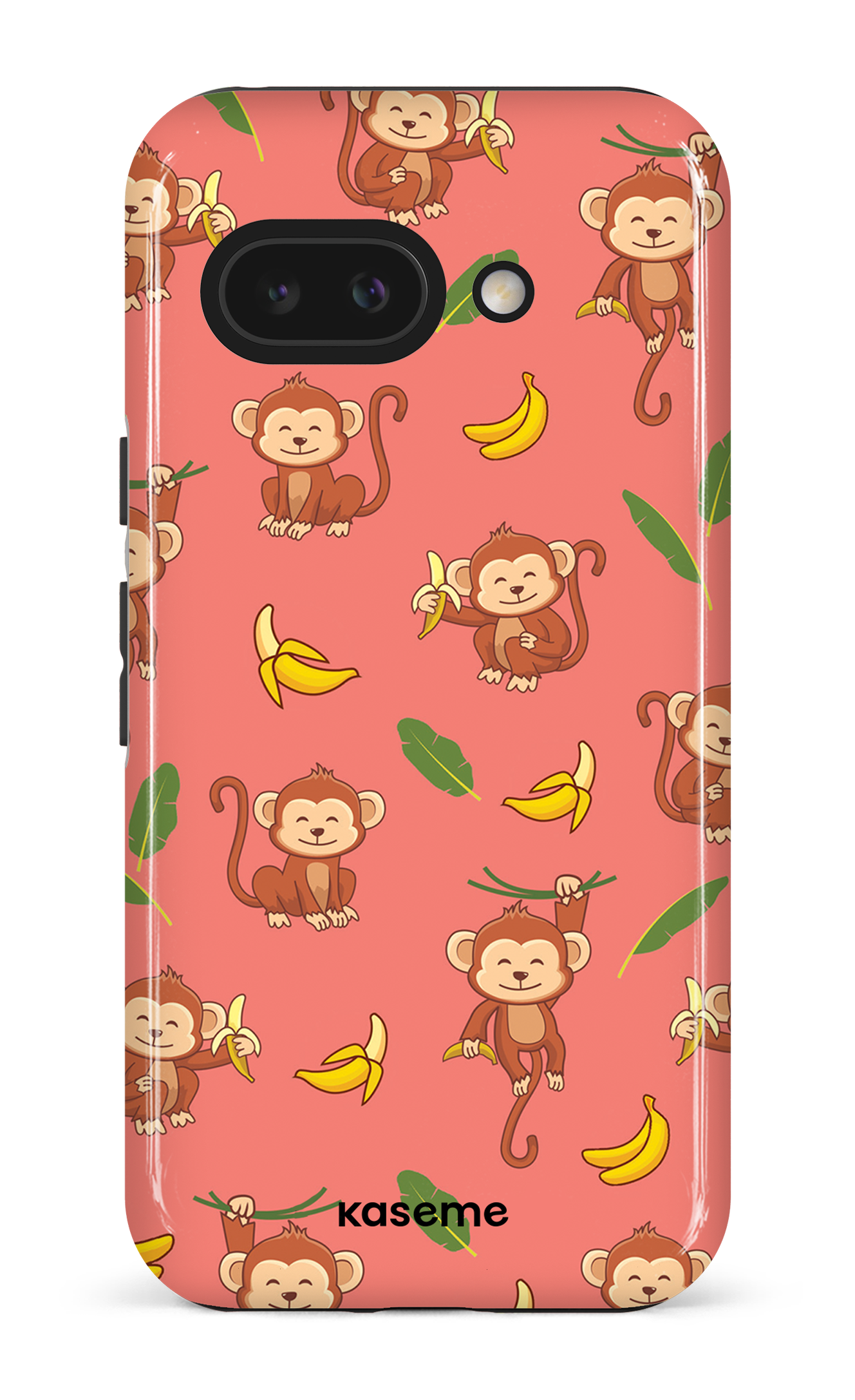 Google Pixel 9 A Impact (Gloss) Happy Monkey red -