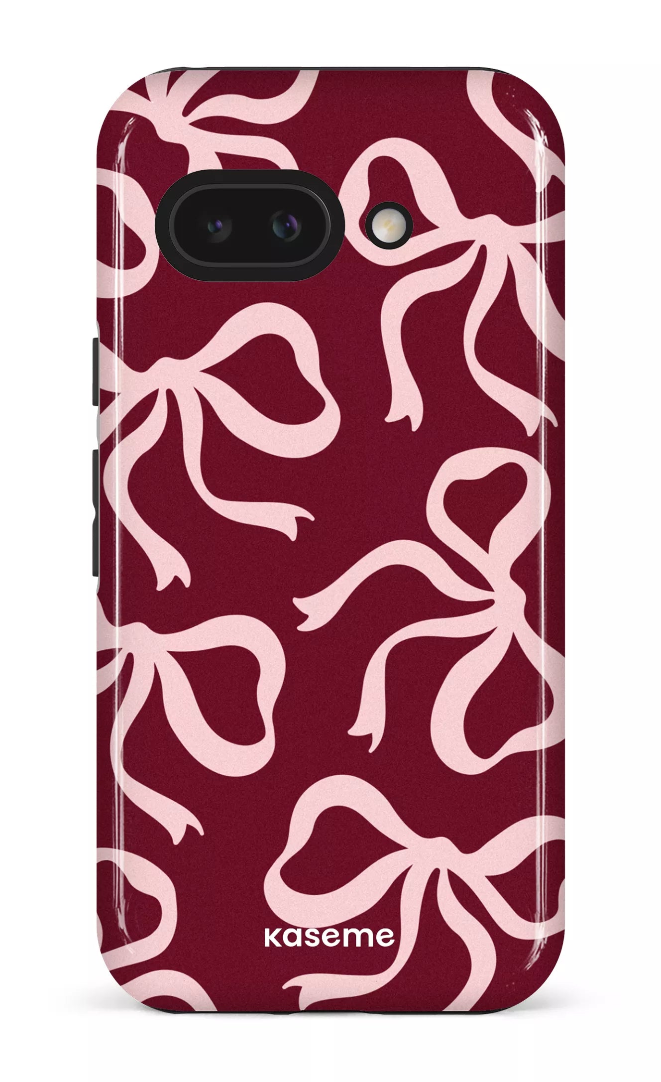 Google Pixel 9 A Impact (Gloss) Lace Burgundy & Pink -