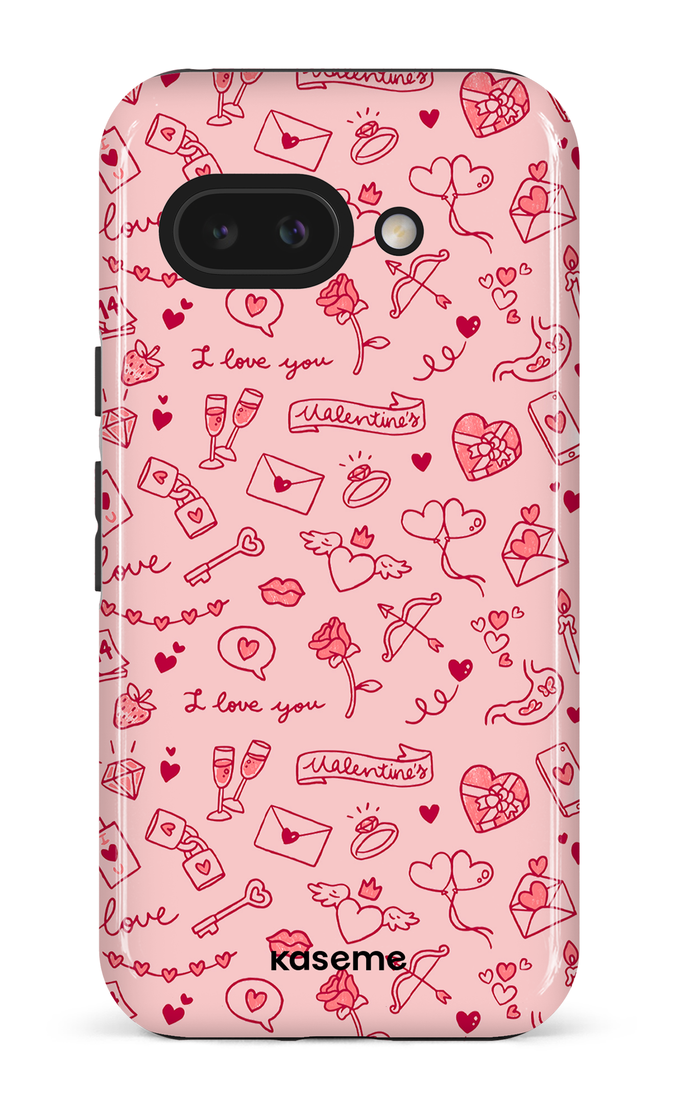 Google Pixel 9 A Impact (Gloss) My Valentine pink -