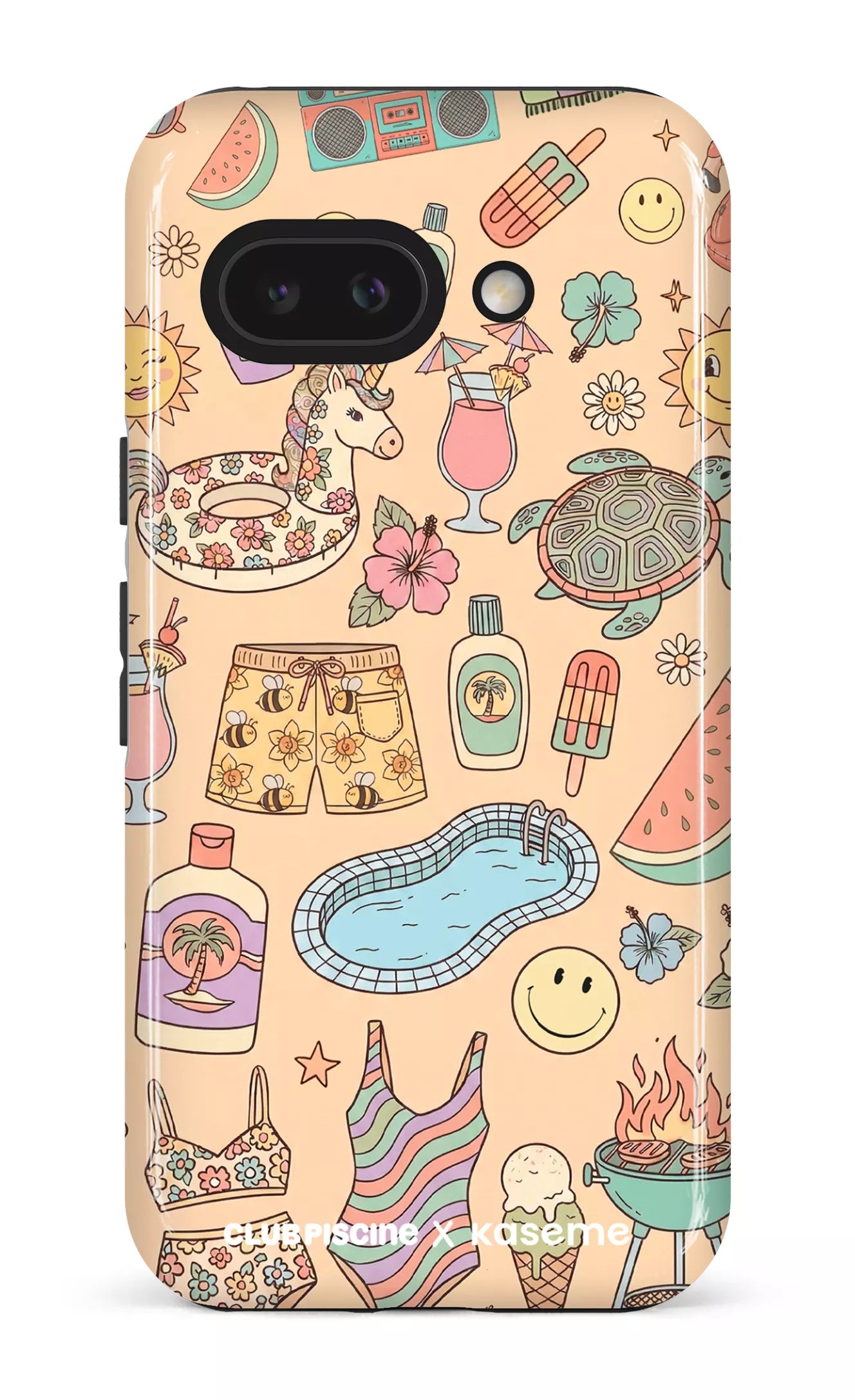 Google Pixel 9 A Impact (Gloss) Summer Icon by Club Piscine -
