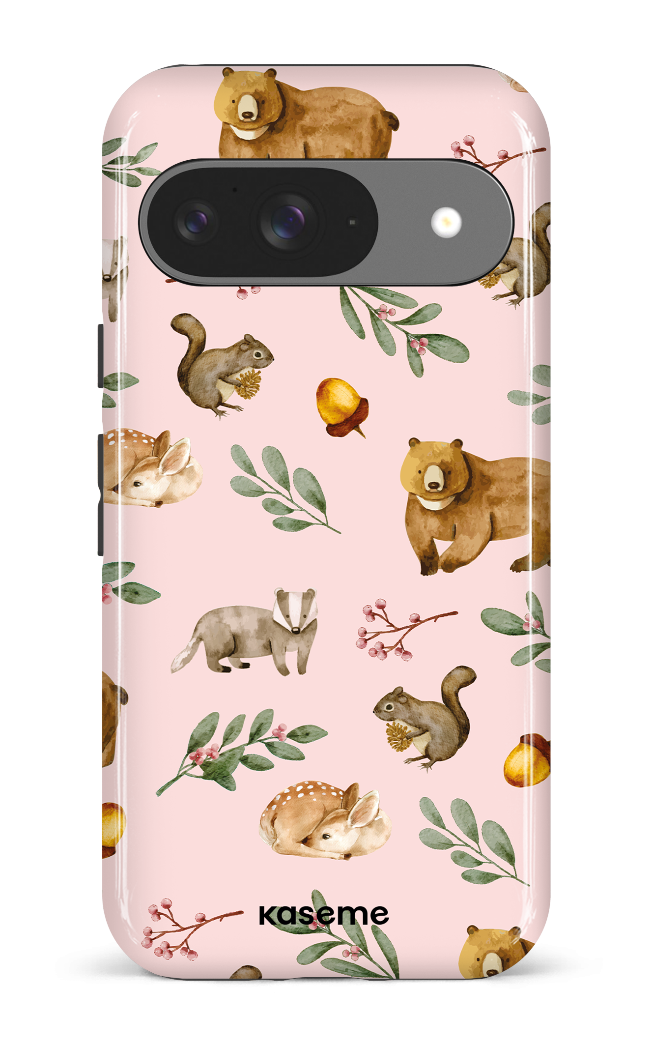 Google Pixel 9 Impact (Gloss) Furry Forest Pink -