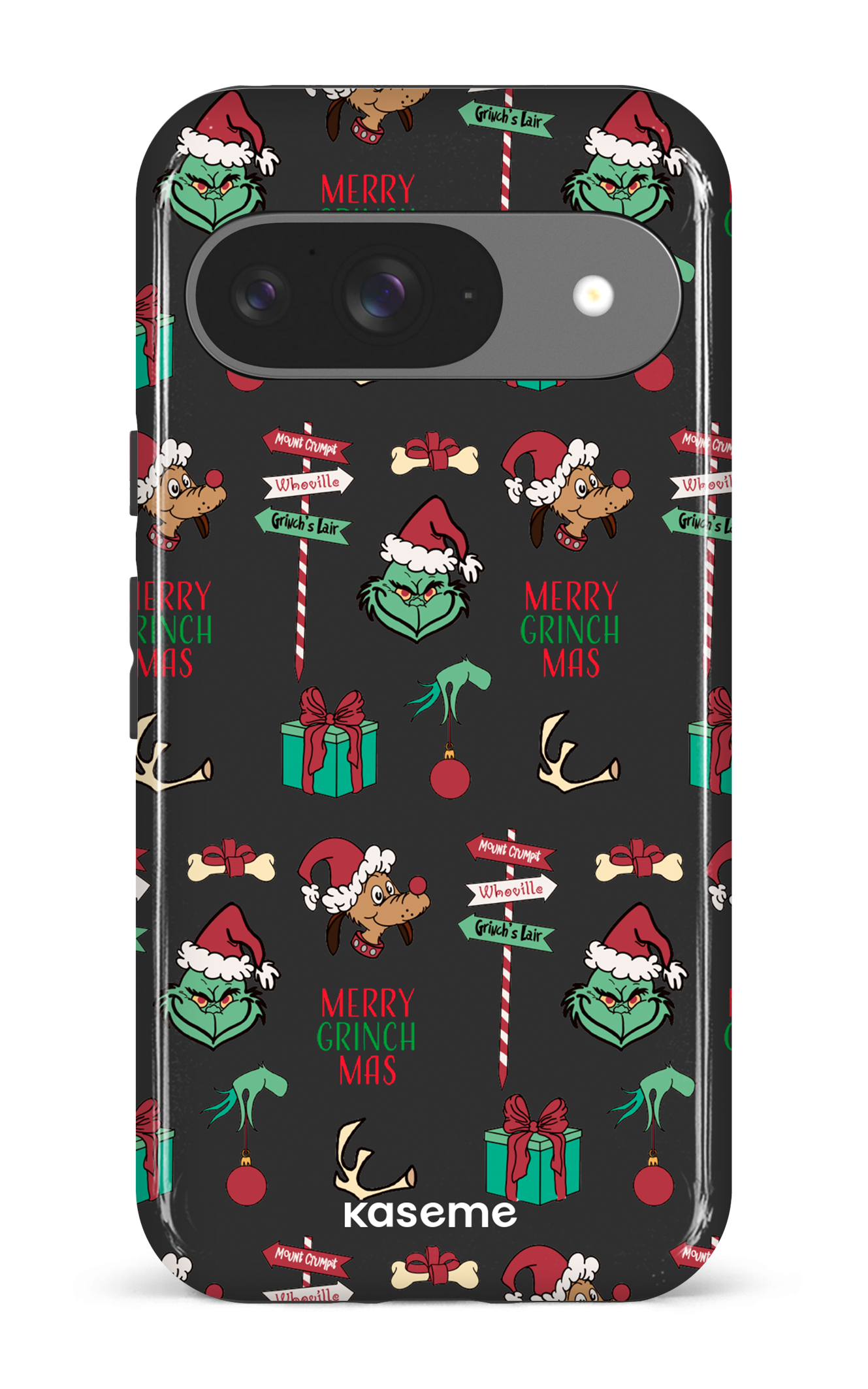 Google Pixel 9 Impact (Gloss) Grinchmas black -