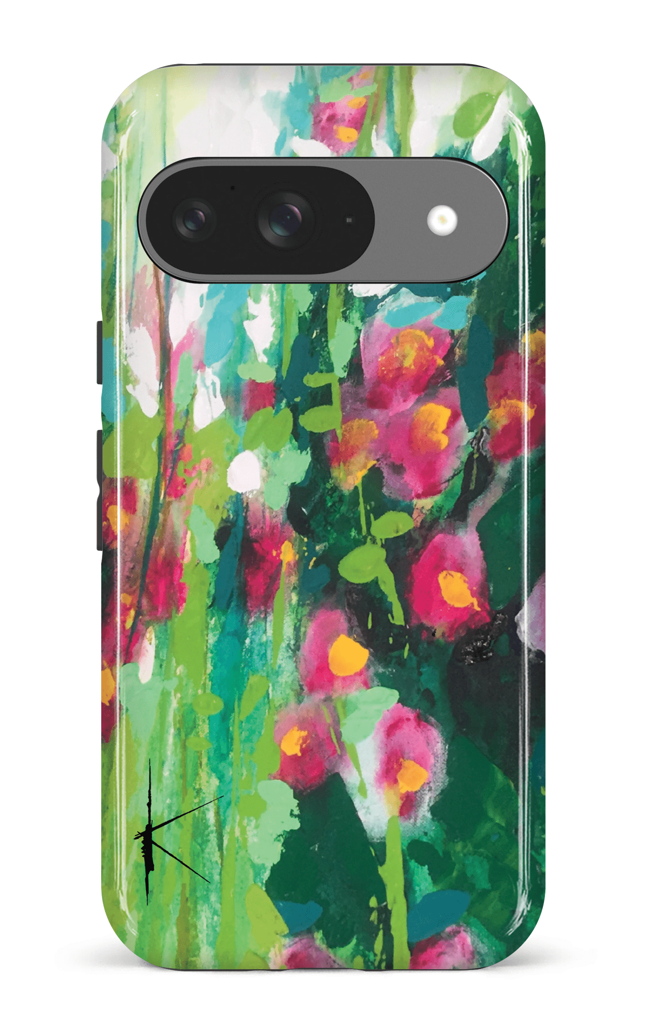 Google Pixel 9 Impact (Gloss) La Rose Trémière par Kristine Girard -