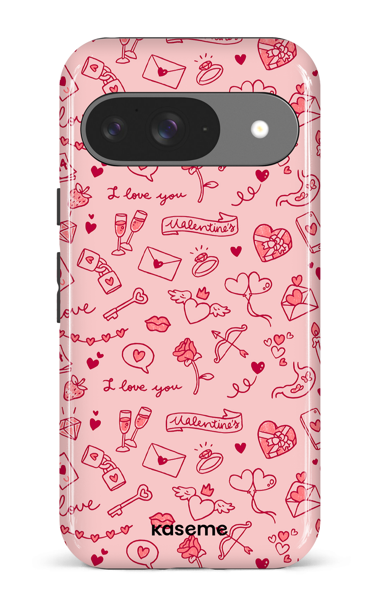Google Pixel 9 Impact (Gloss) My Valentine pink -