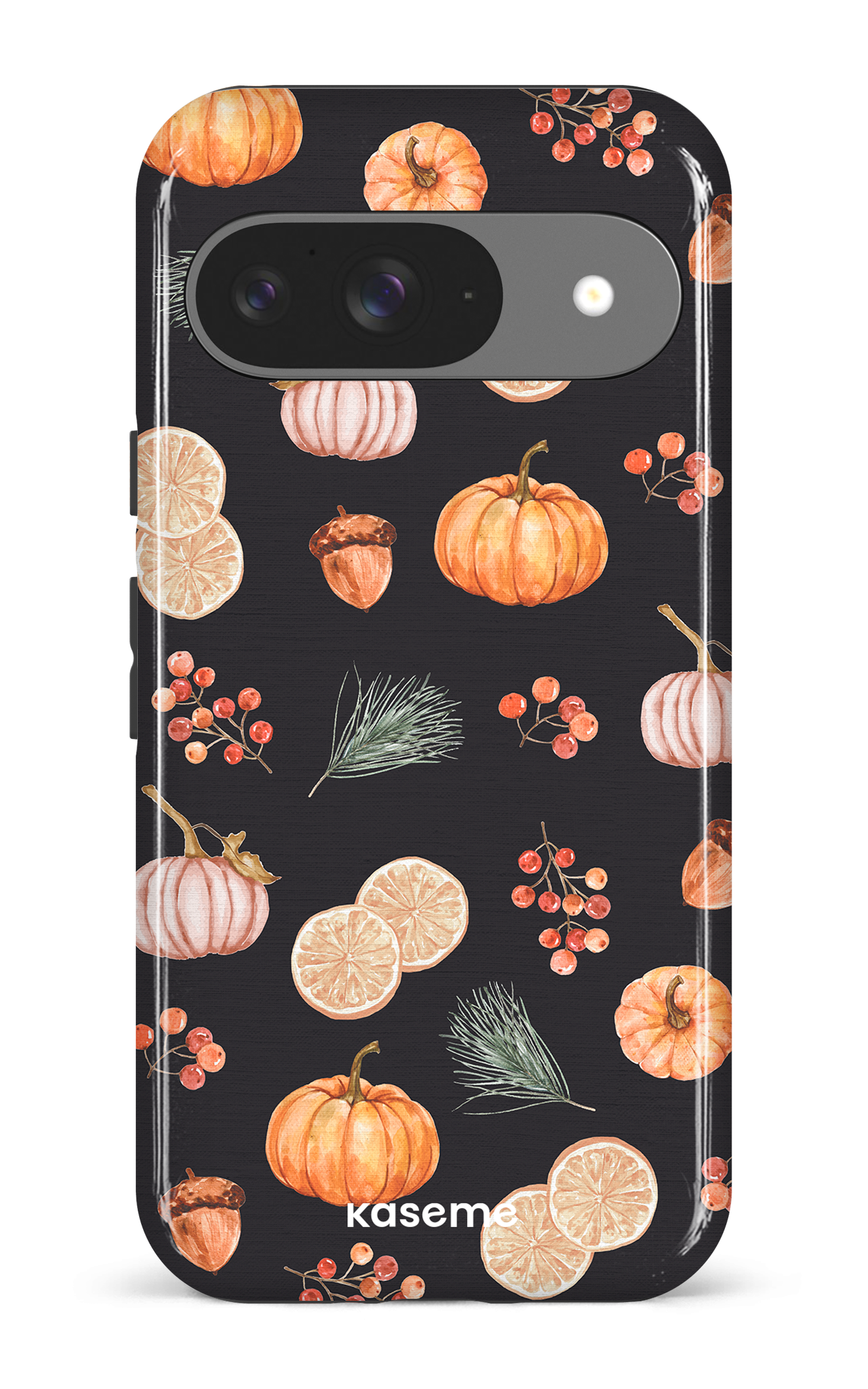 Google Pixel 9 Impact (Gloss) Pumpkin Garden Black -