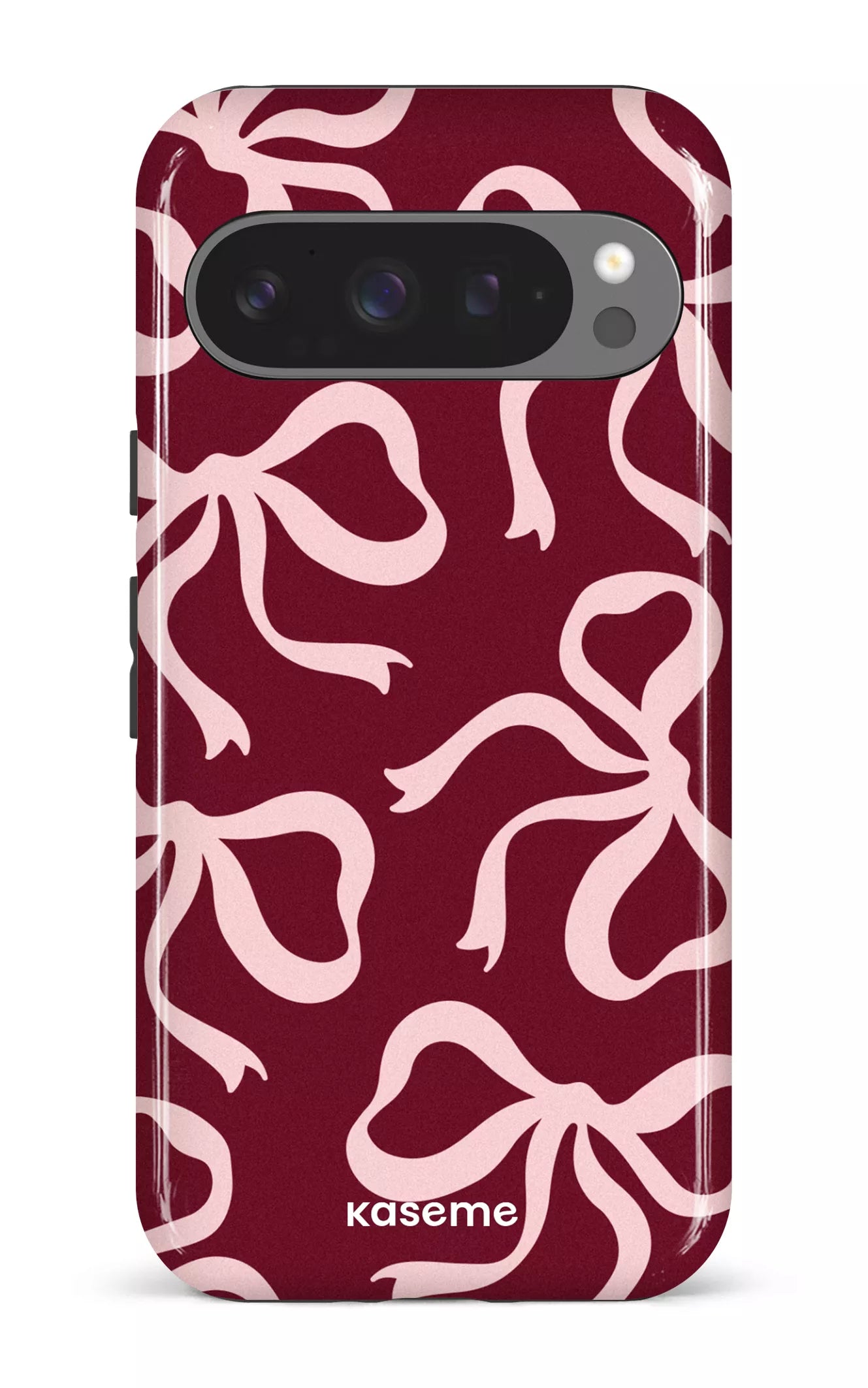 Google Pixel 9 Pro Impact (Gloss) Lace Burgundy & Pink -