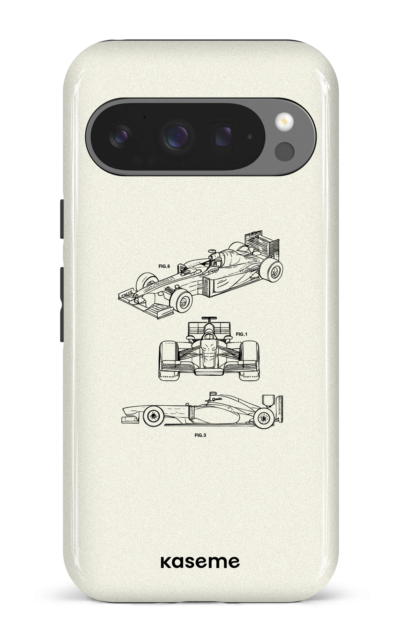Google Pixel 9 Pro Impact (Gloss) Sport Car White -